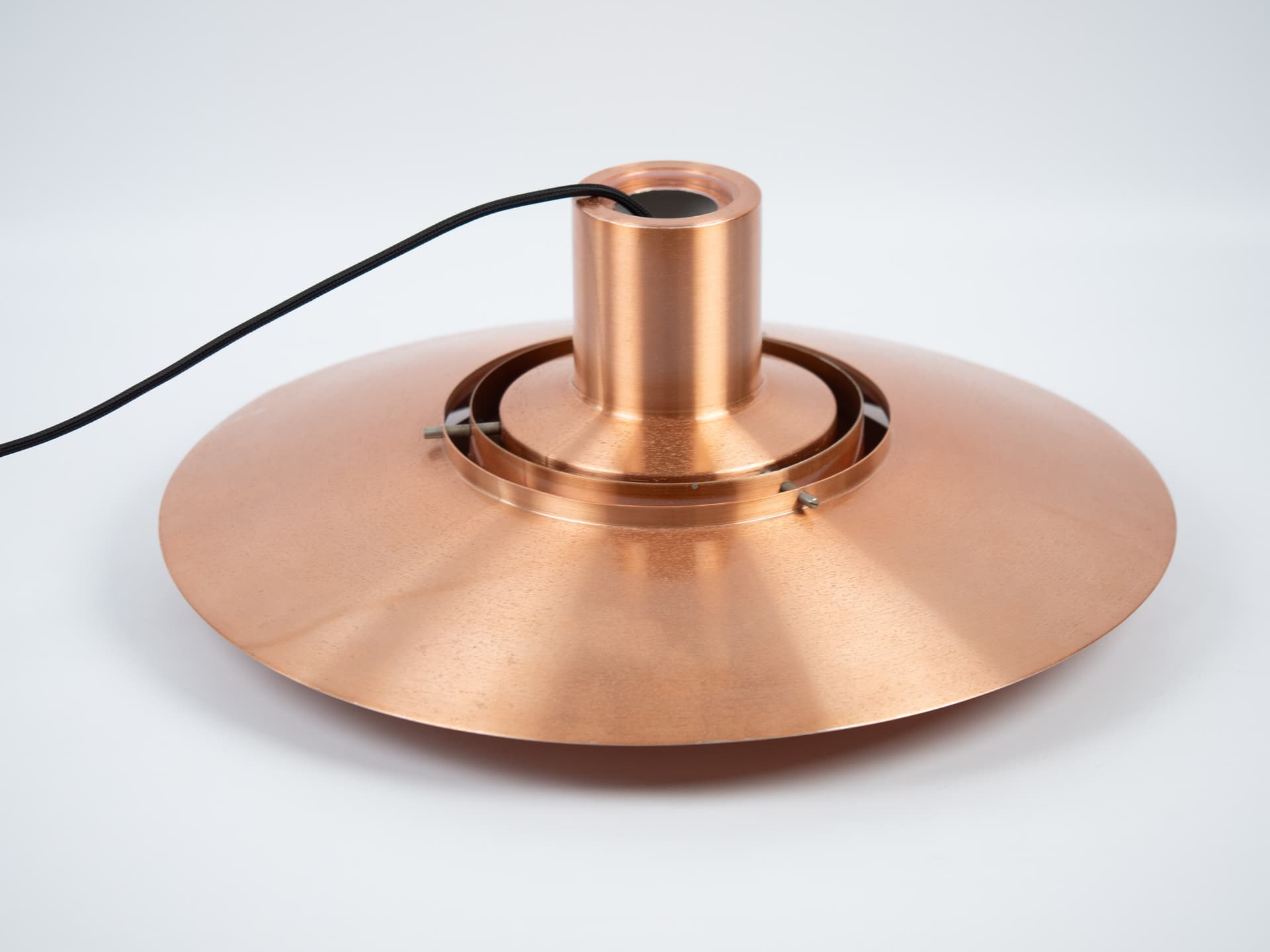 Pendant lamp P376, copper, by P. Fabricius, J. Kastholm, Nordisk Solar, Denmark, 1960s. - 354625