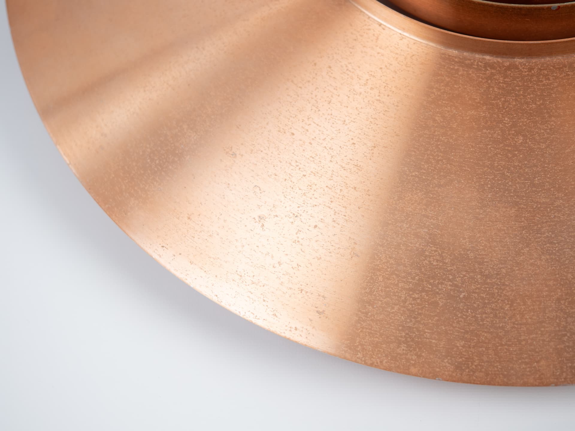 Pendant lamp P376, copper, by P. Fabricius, J. Kastholm, Nordisk Solar, Denmark, 1960s. - 354628