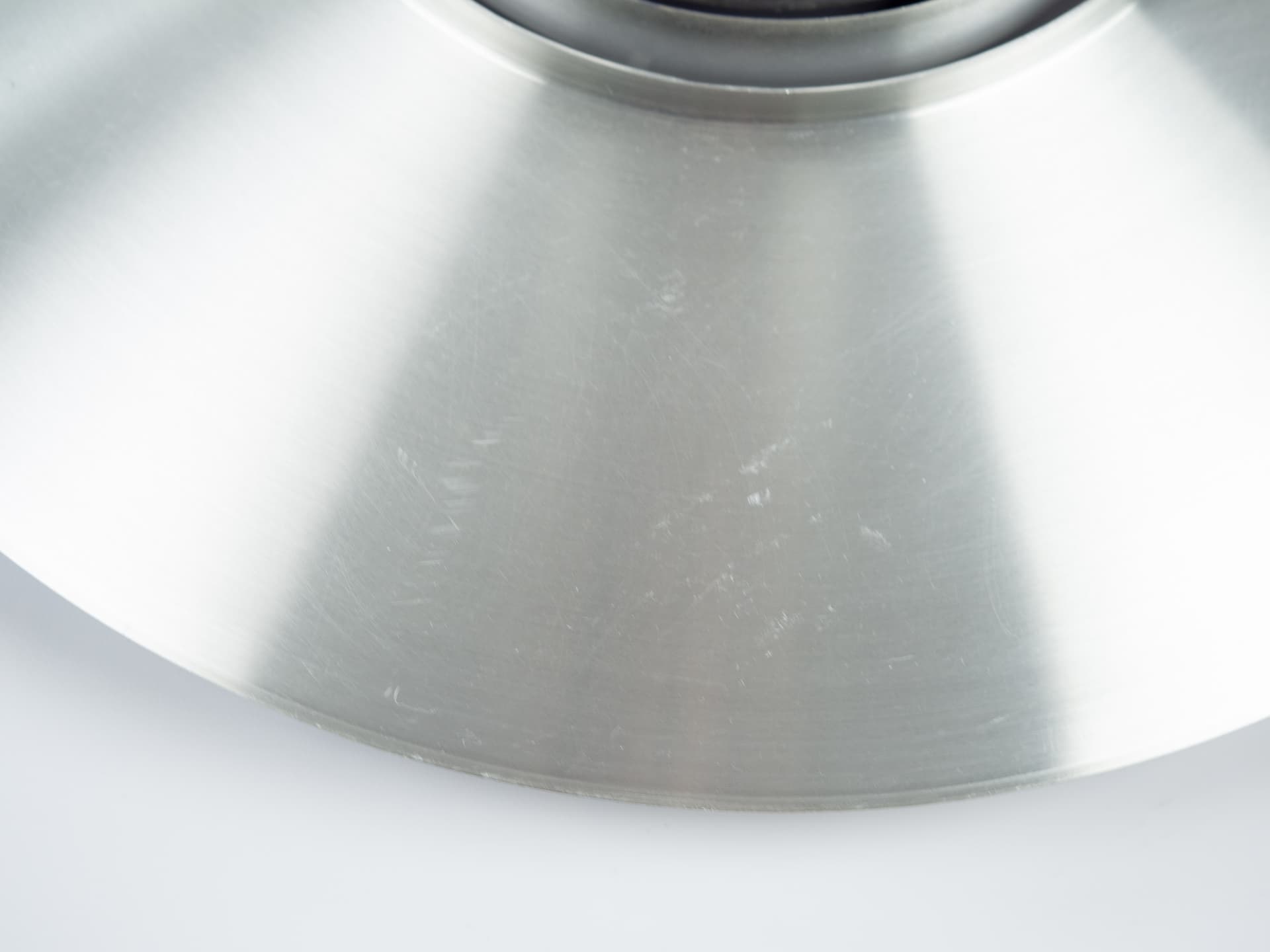 Lampa wisząca P376, aluminium srebrny, mosiądz złoty, proj. P. Fabricius, J. Kastholm, Nordisk Solar, Dania, lata 60. - 354709