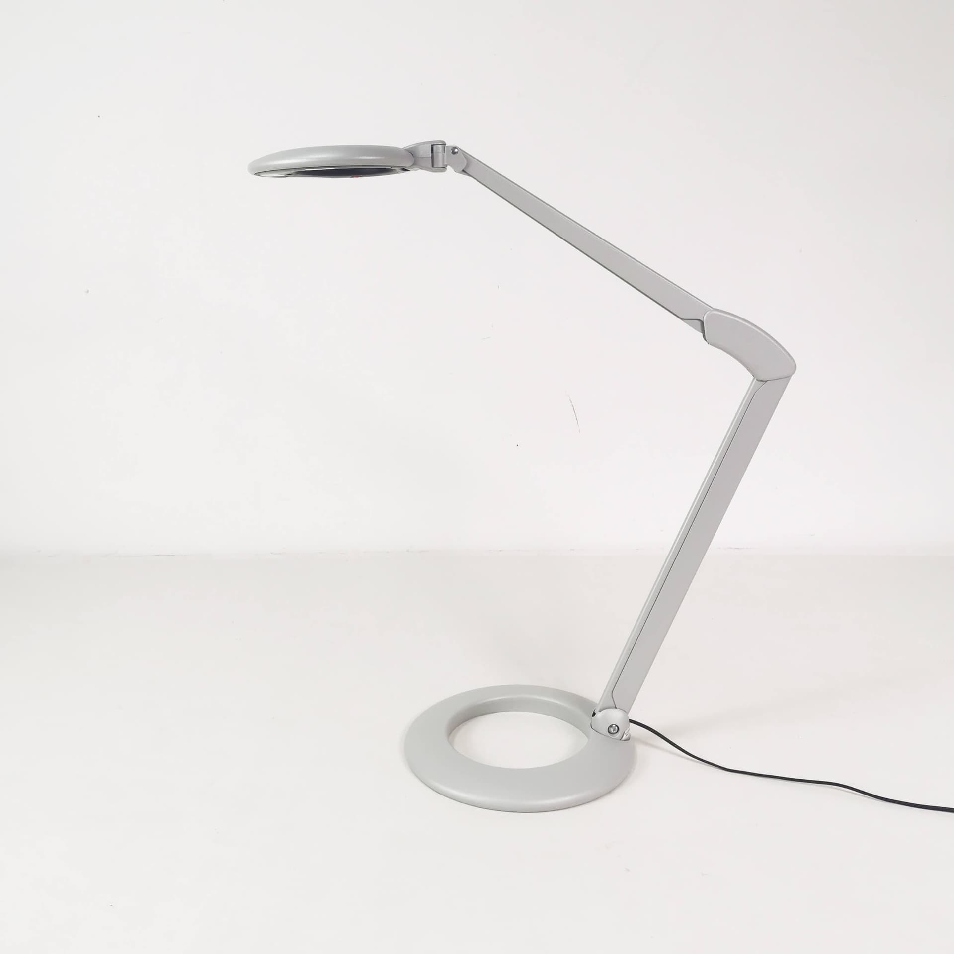 Lampa biurkowa Ovelo, szary metal, proj. S. Copeland, Luxo, Norwegia - 355043