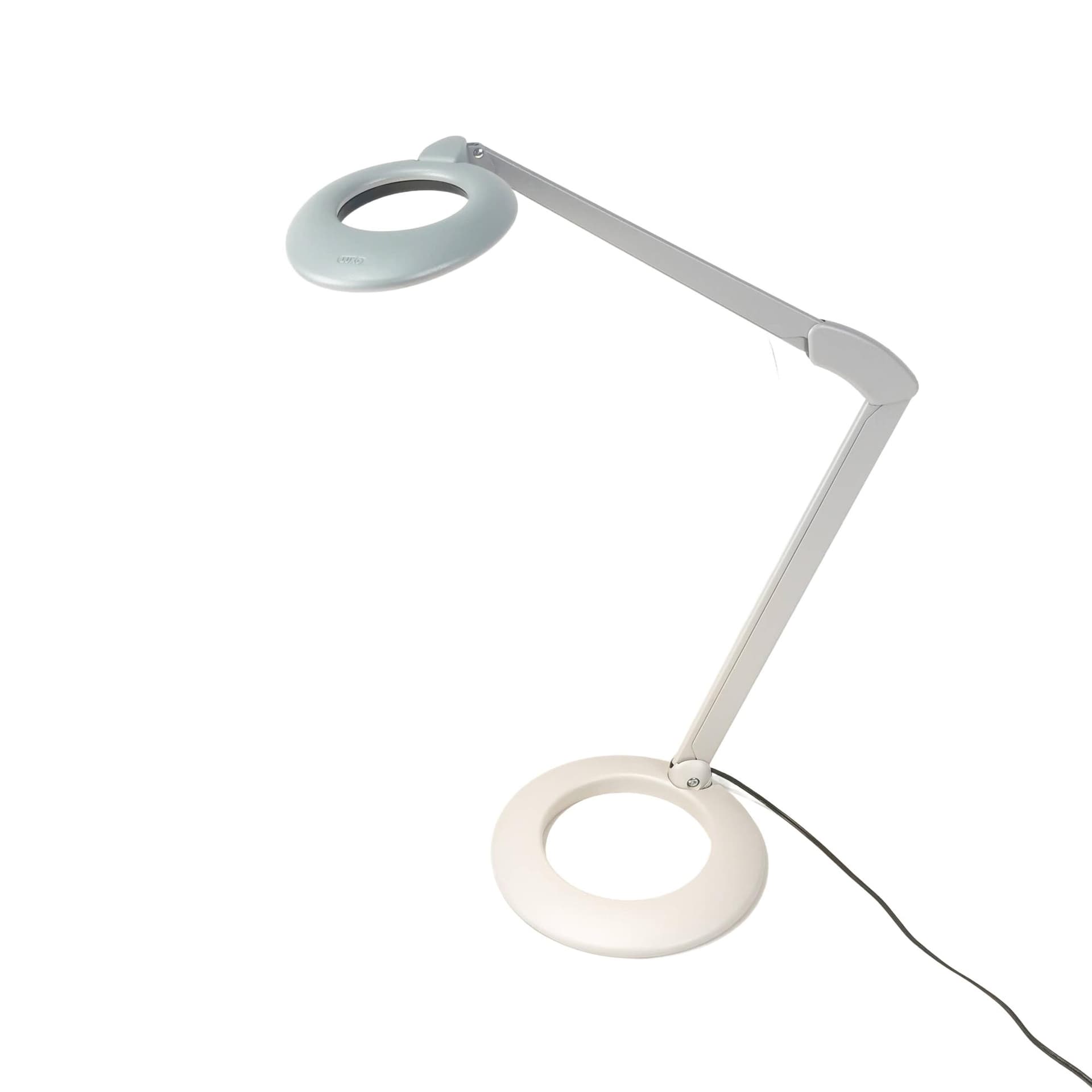 Lampa biurkowa Ovelo, szary metal, proj. S. Copeland, Luxo, Norwegia