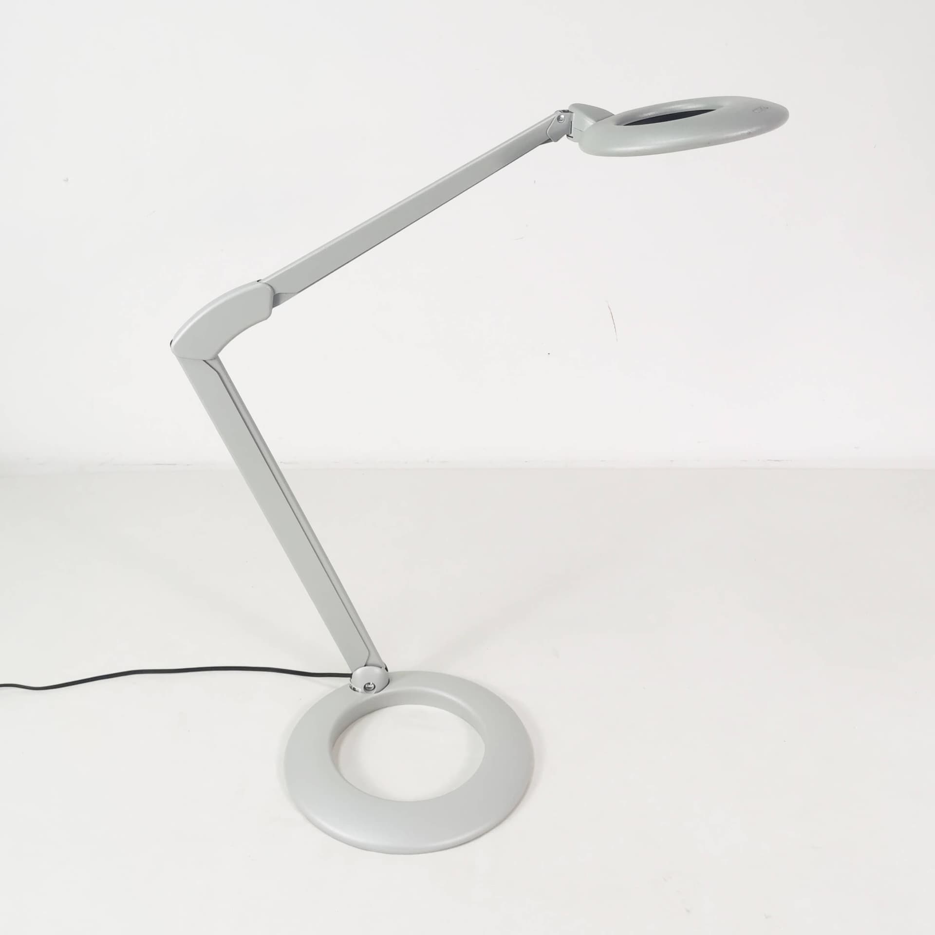 Lampa biurkowa Ovelo, szary metal, proj. S. Copeland, Luxo, Norwegia - 355045