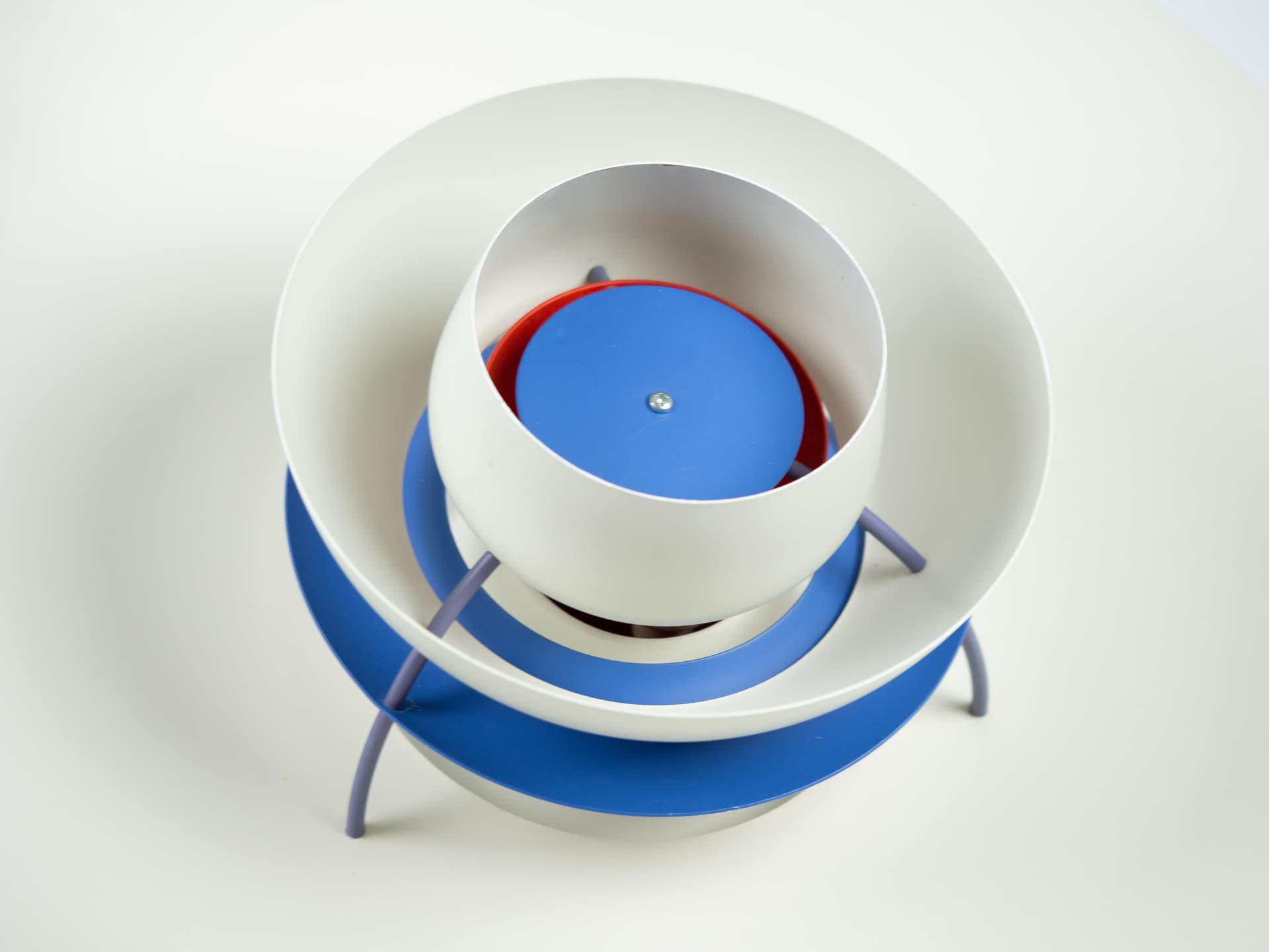 Pendant lamp PH 5, white metal, by P. Henningsen, Louis Poulsen, Denmark, 1980s. - 355160