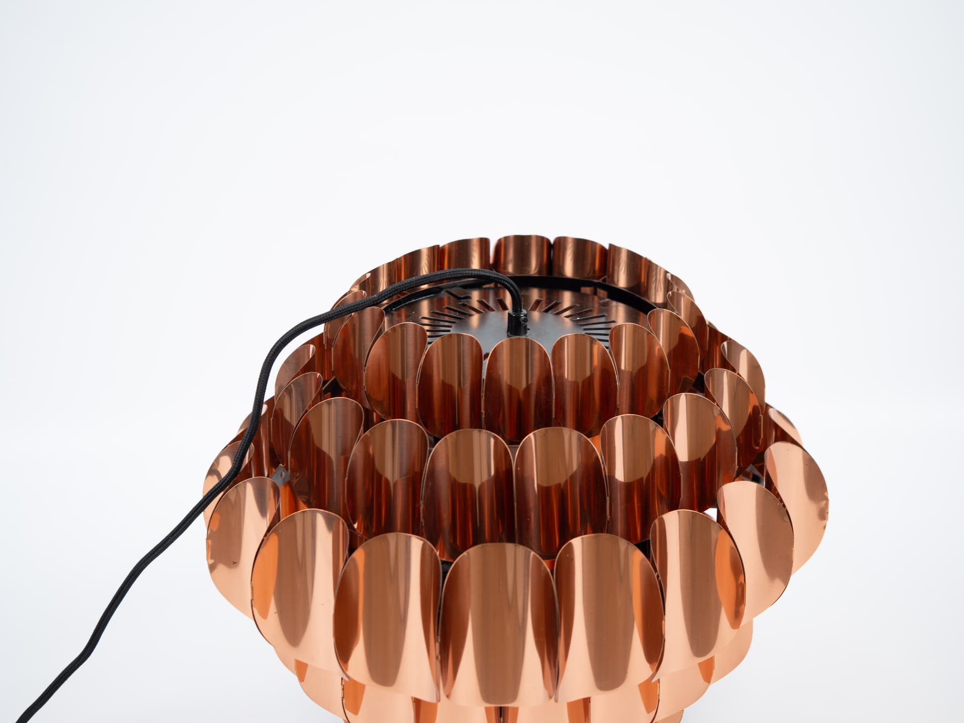 Pendant lamp P376, copper, by H.-A. Jakobsson, Nordisk Solar, Sweden, 1960s. - 355234