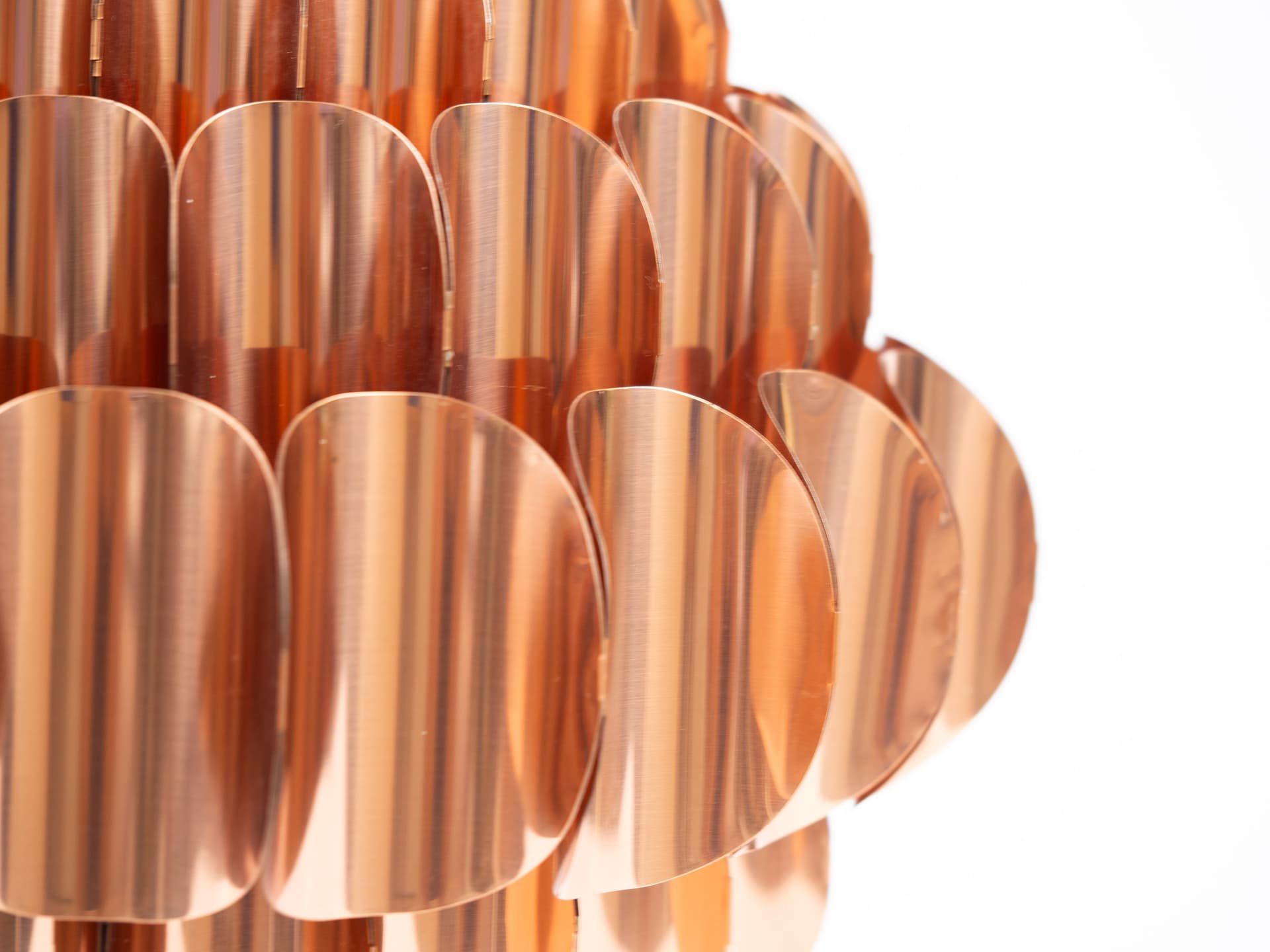 Pendant lamp P376, copper, by H.-A. Jakobsson, Nordisk Solar, Sweden, 1960s. - 355241