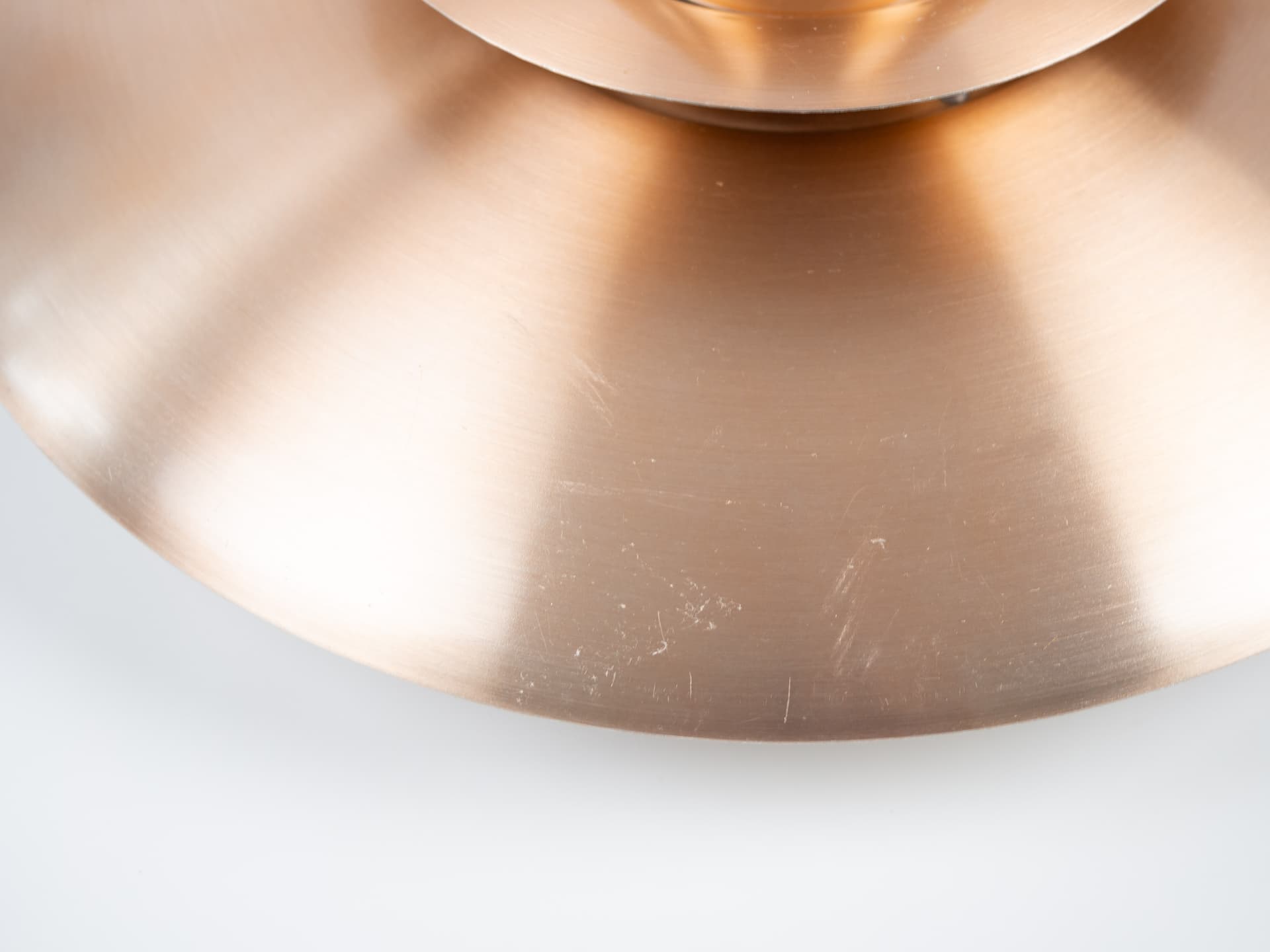 Pendant lamp, copper, by J. Hammerborg, Fog & Mørup, Denmark, 1960s. - 355327