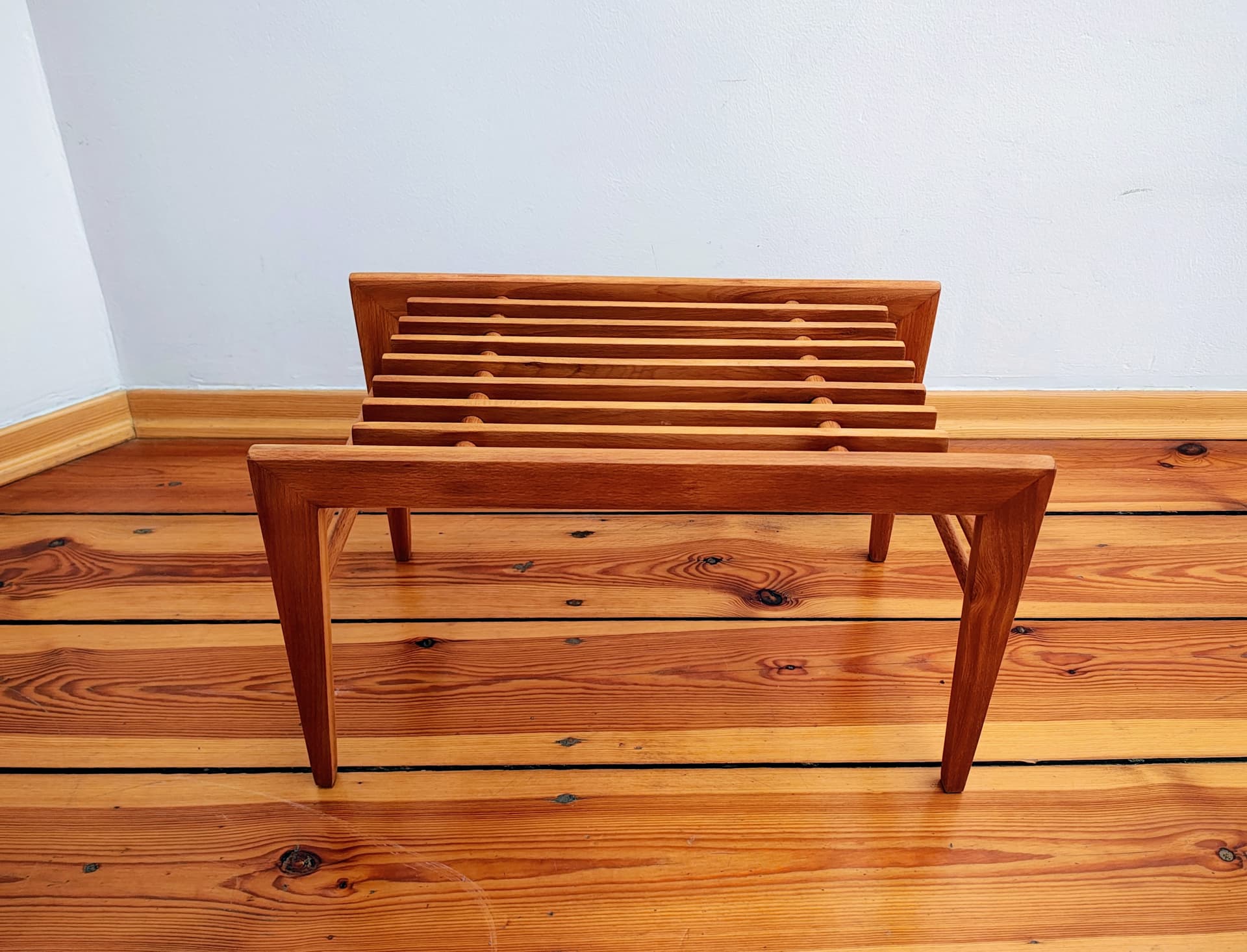 Kwietnik, brązowy, drewno, Thonet, Czechosłowacja, lata 60. - 355632