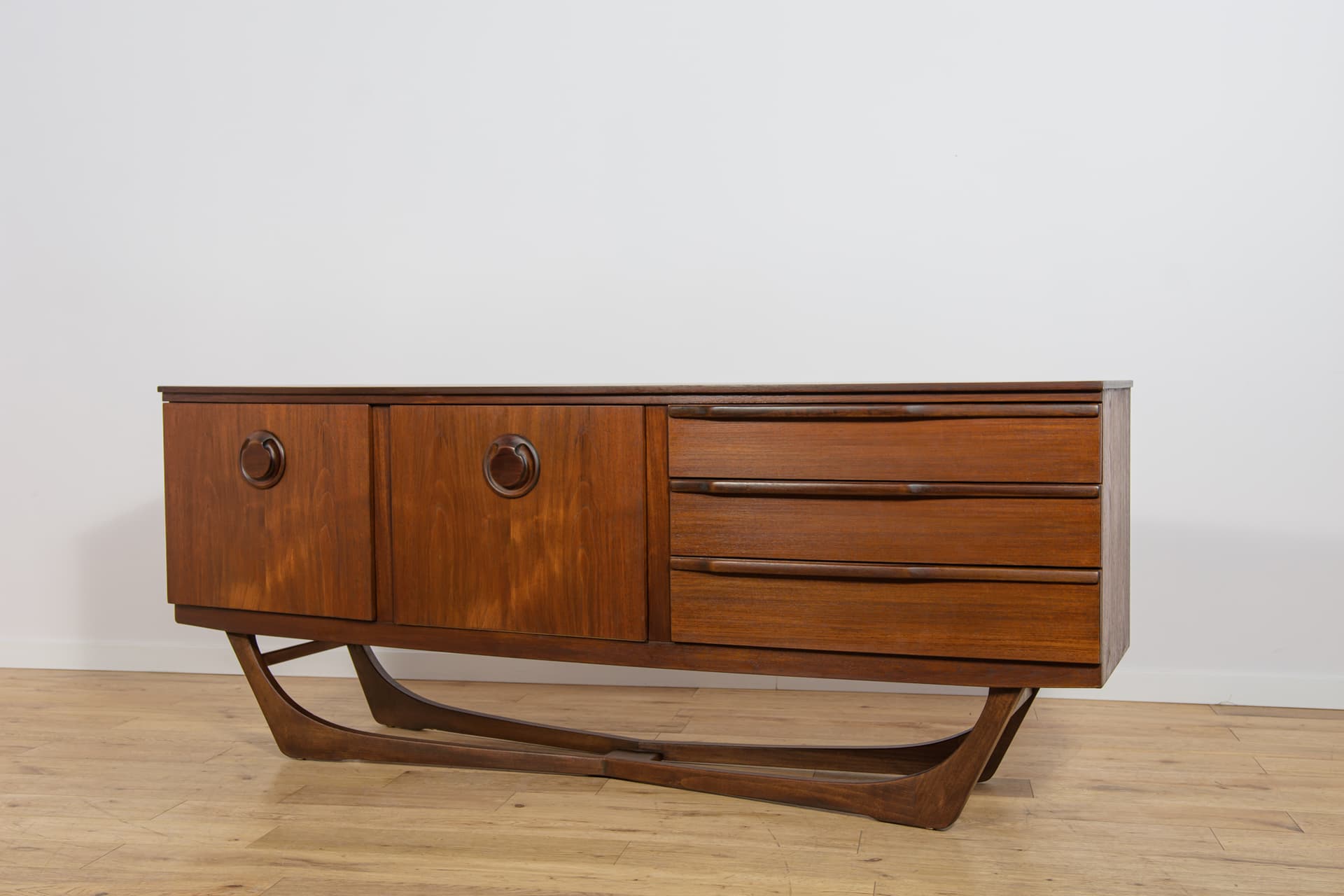 Komoda, teak brązowy, Beautility, Wielka Brytania, lata 60. - 355749