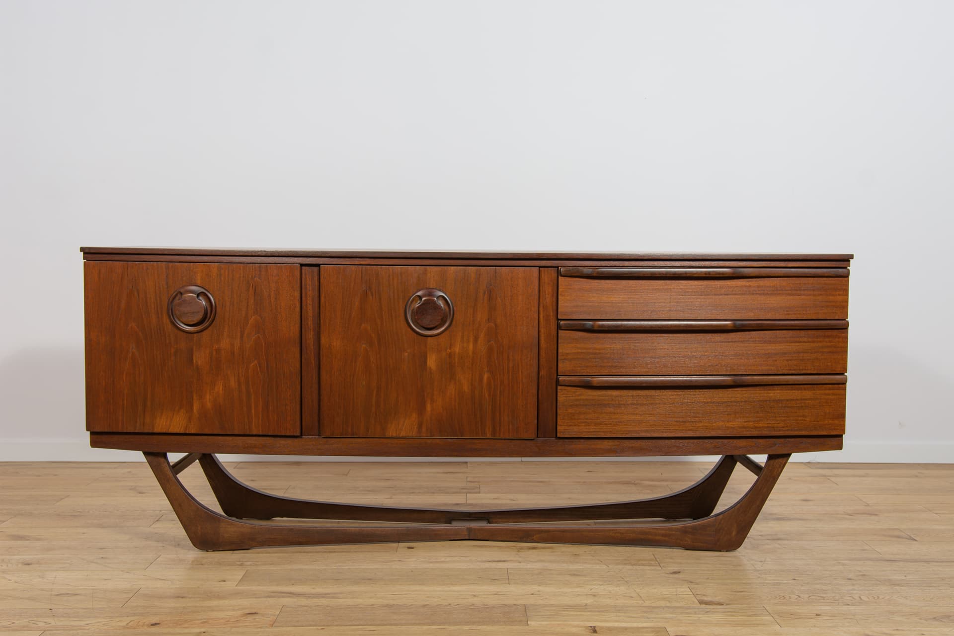 Komoda, teak brązowy, Beautility, Wielka Brytania, lata 60. - 355747