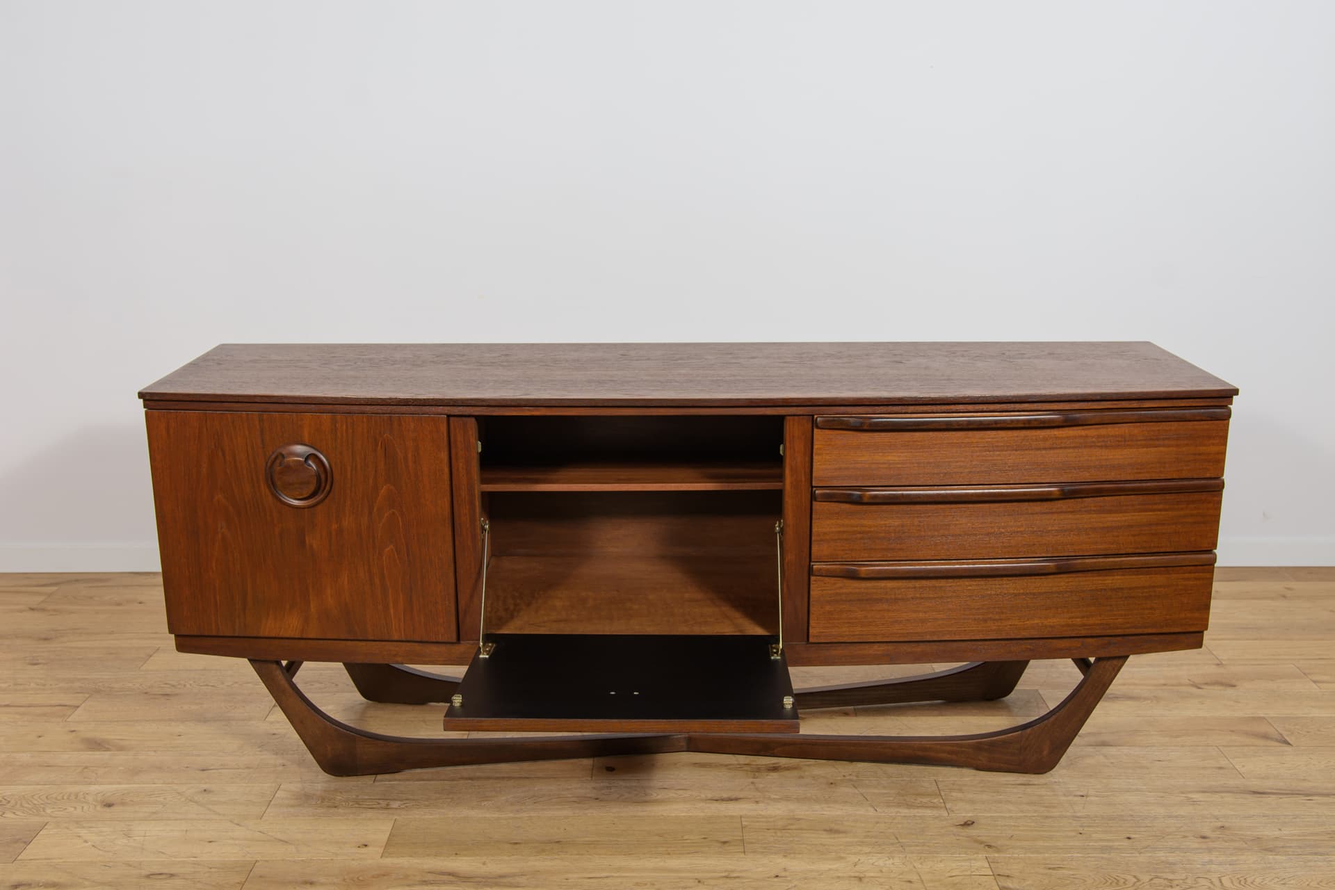 Komoda, teak brązowy, Beautility, Wielka Brytania, lata 60. - 355753
