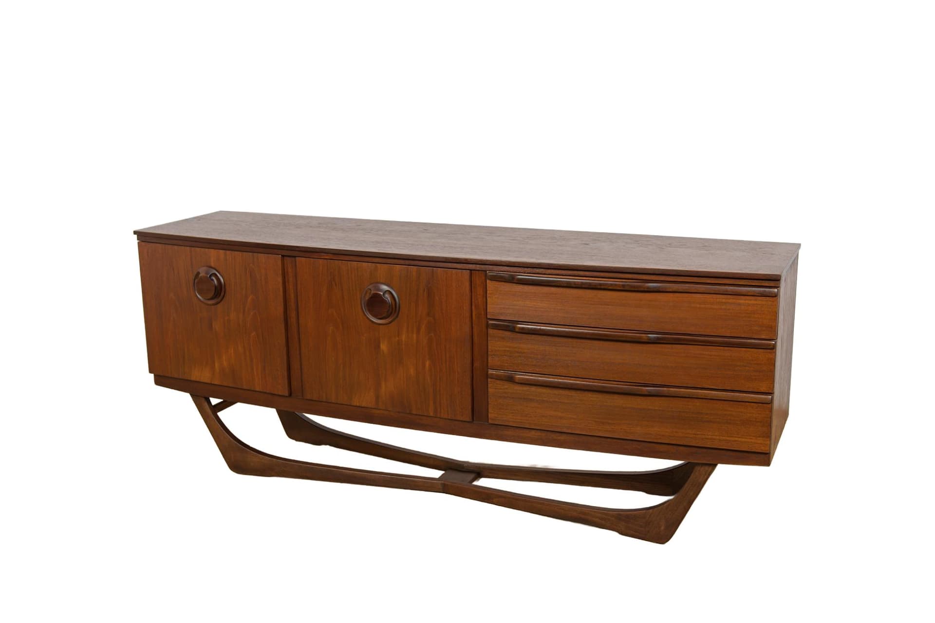 Komoda, teak brązowy, Beautility, Wielka Brytania, lata 60.