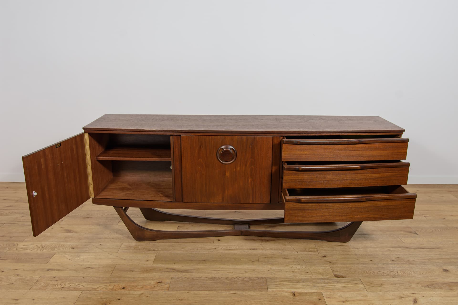Komoda, teak brązowy, Beautility, Wielka Brytania, lata 60. - 355754