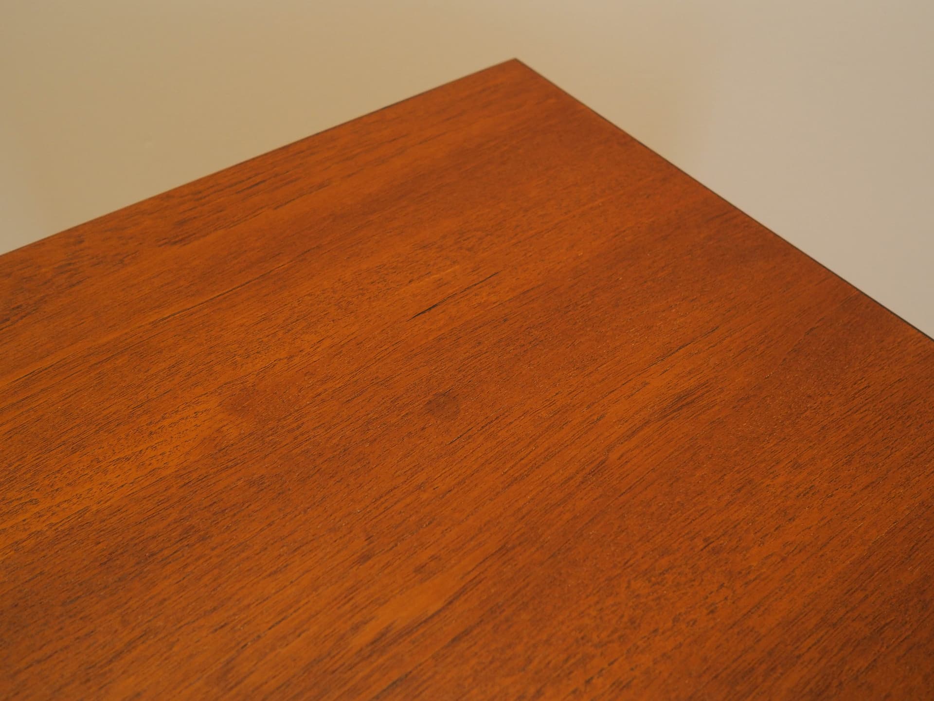 Desk, brown teak, Denmark, 1970s. - 356297