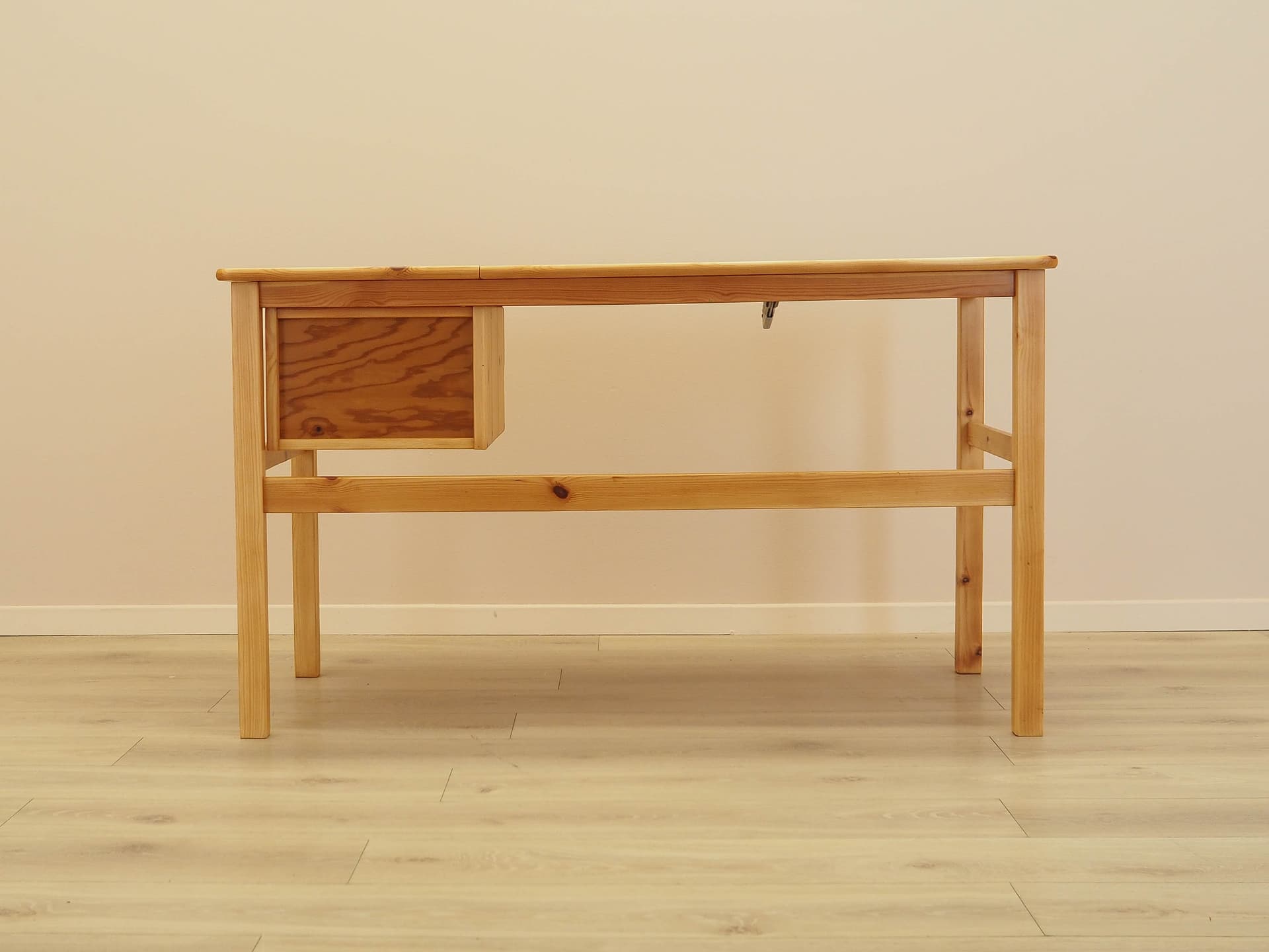 Desk, brown pine, Denmark, 1990s. - 356416
