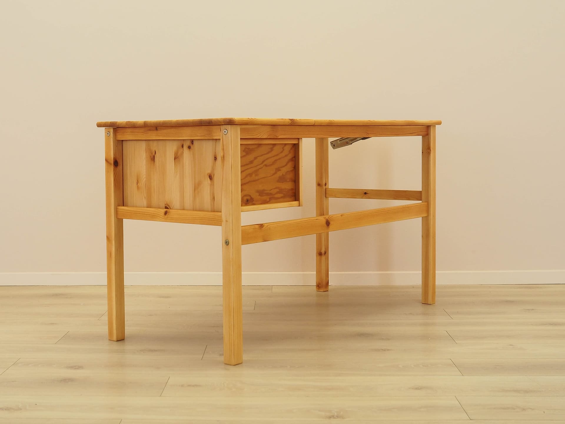 Desk, brown pine, Denmark, 1990s. - 356412