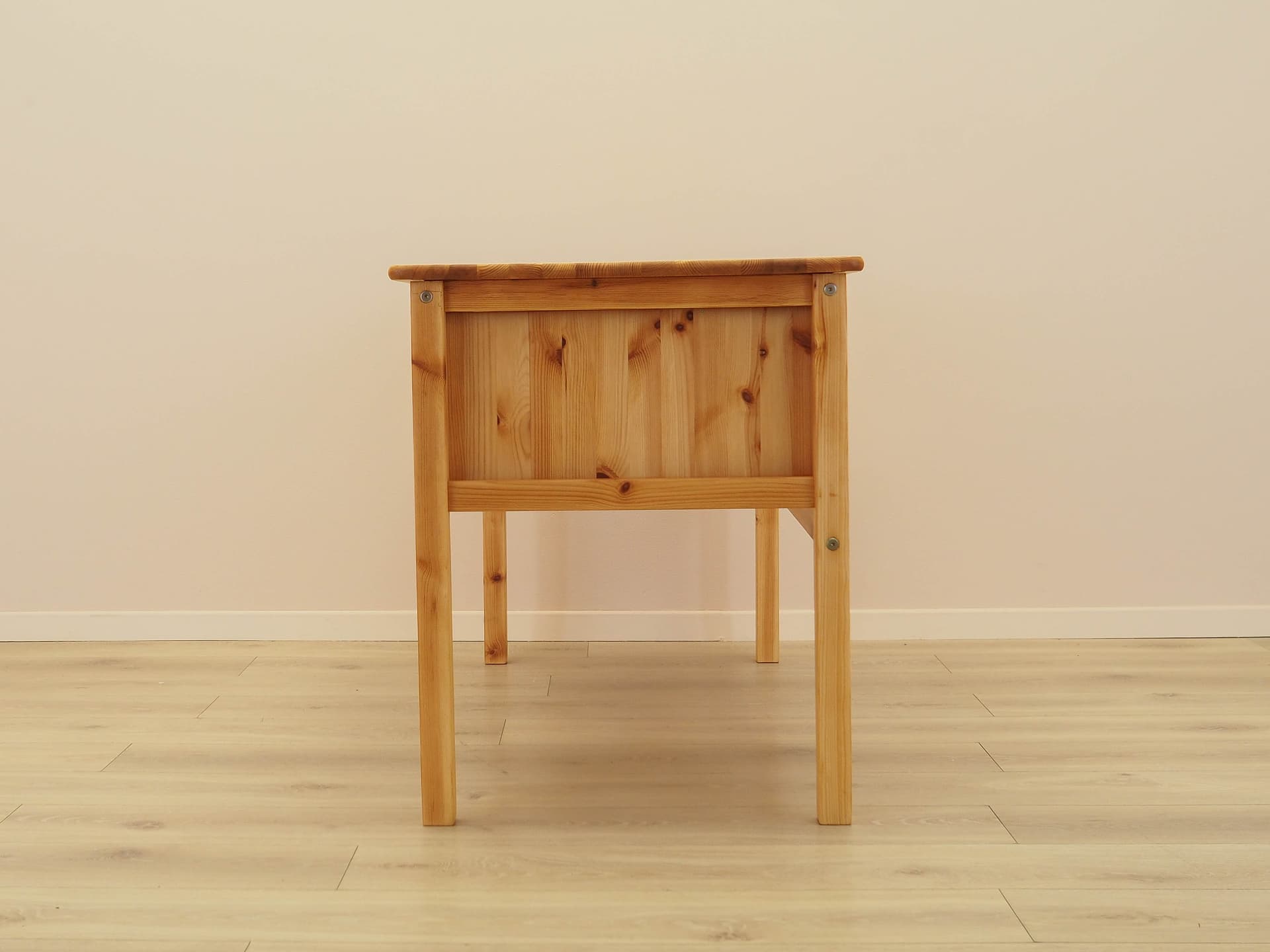 Desk, brown pine, Denmark, 1990s. - 356411