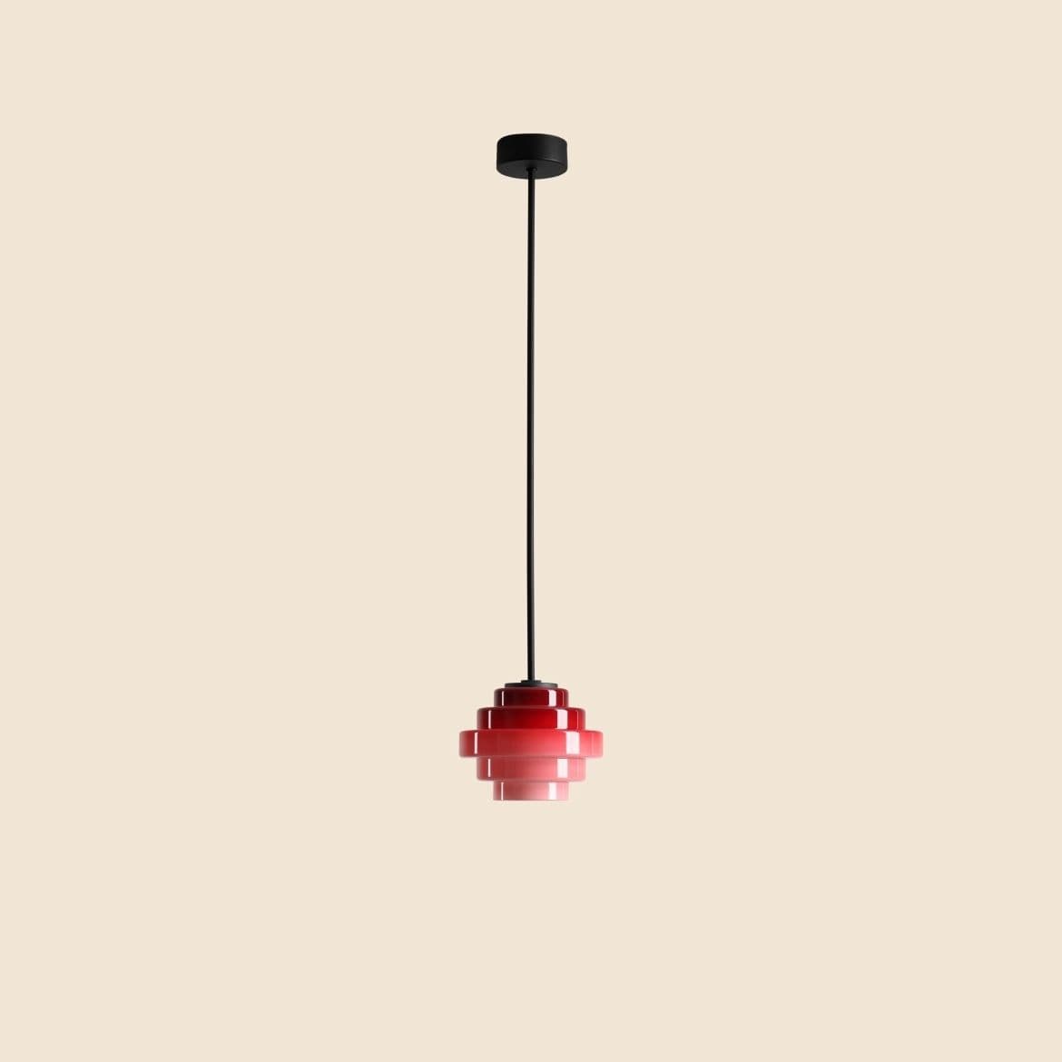 Lampa wisząca Filo różowa ⌀14, wys. 71 cm, Artera - 356549