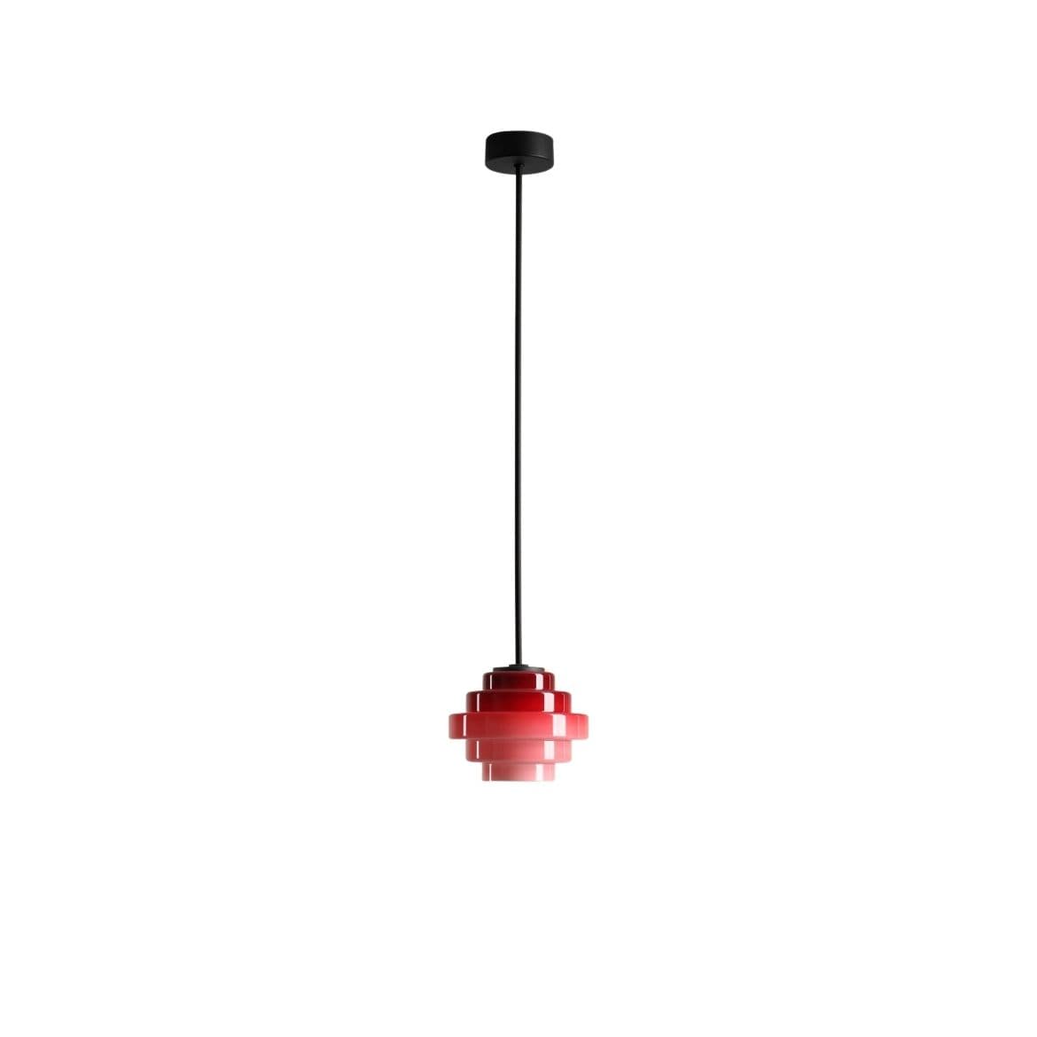 Lampa wisząca Filo różowa ⌀14, wys. 71 cm, Artera