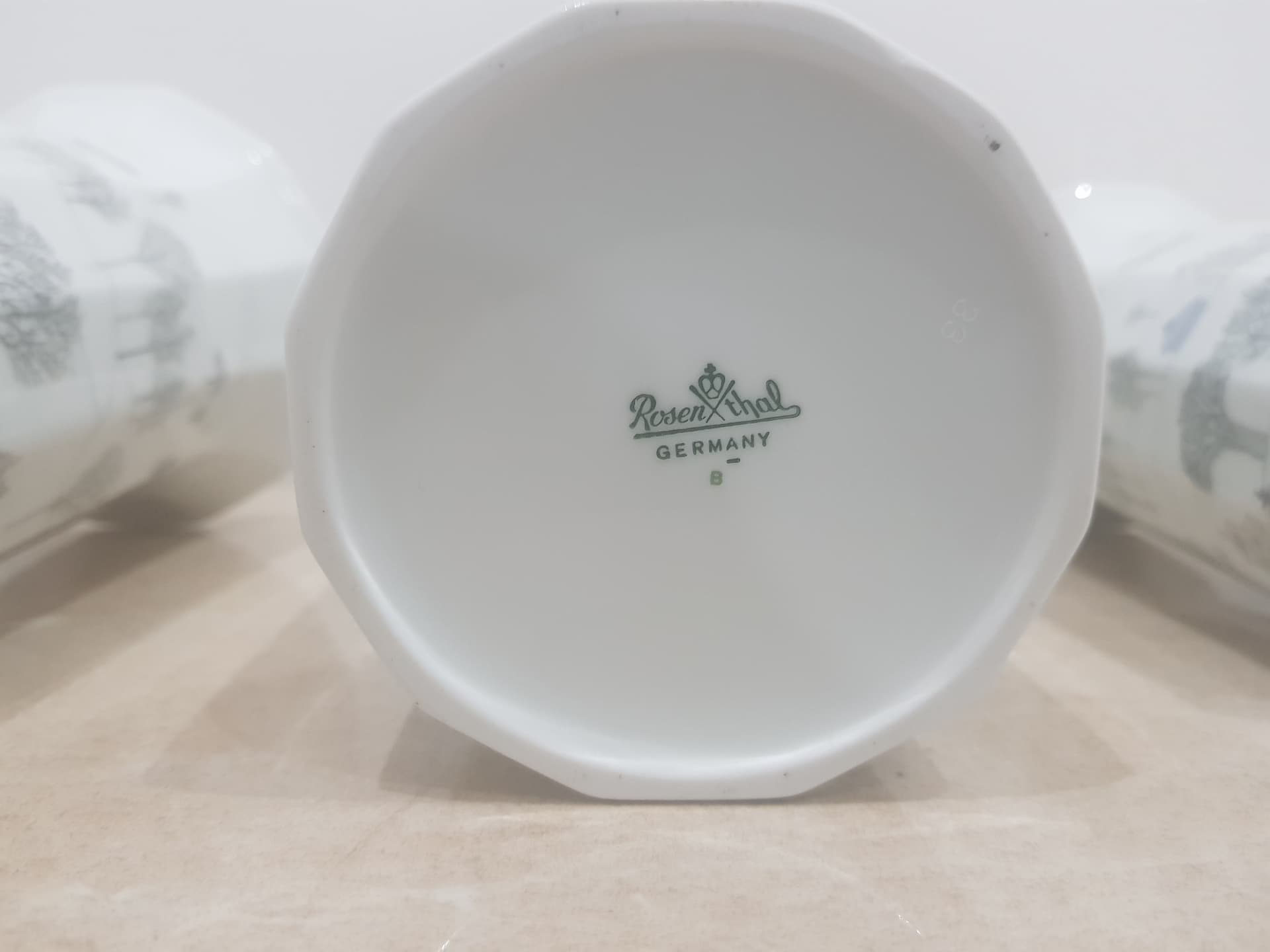 Zestaw trzech wazonów, porcelana biała, proj. T. Wirkkala, Rosenthal, Niemcy, lata 80. - 356593