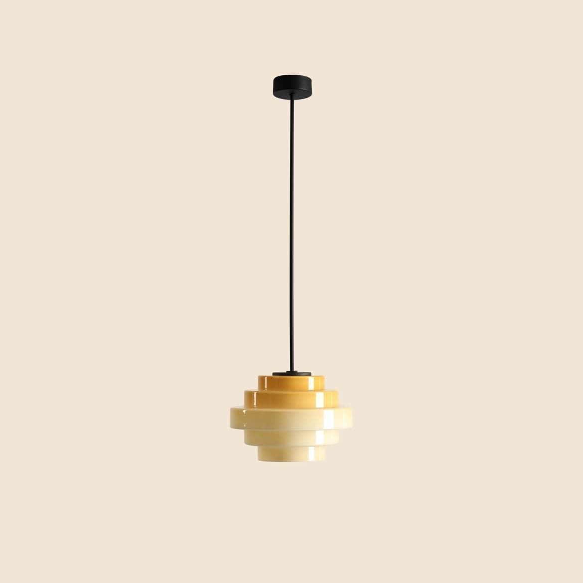 Lampa wisząca Filo beżowa, ⌀22, wys. 75 cm, Artera - 356674