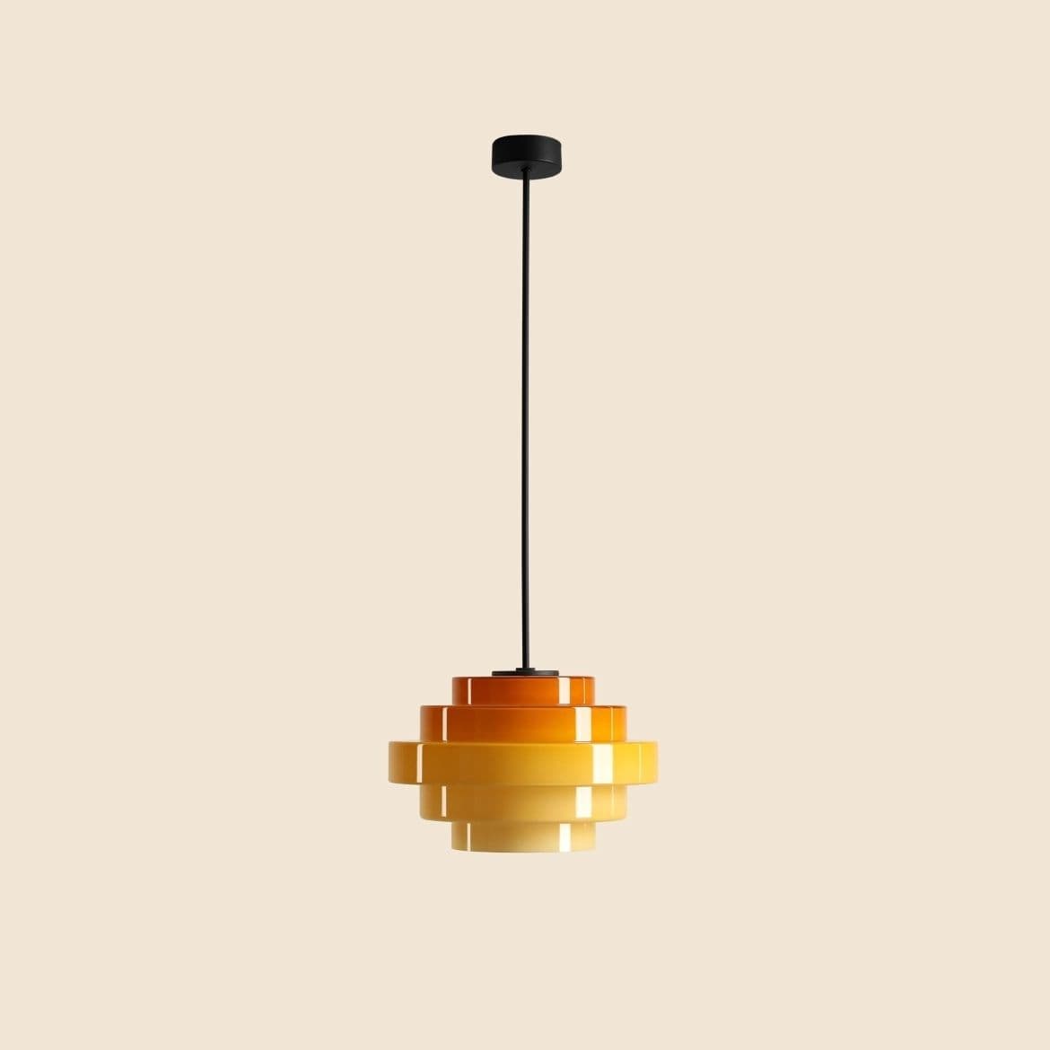 Lampa wisząca Filo żółta, ⌀28, wys. 78 cm, Artera - 356772