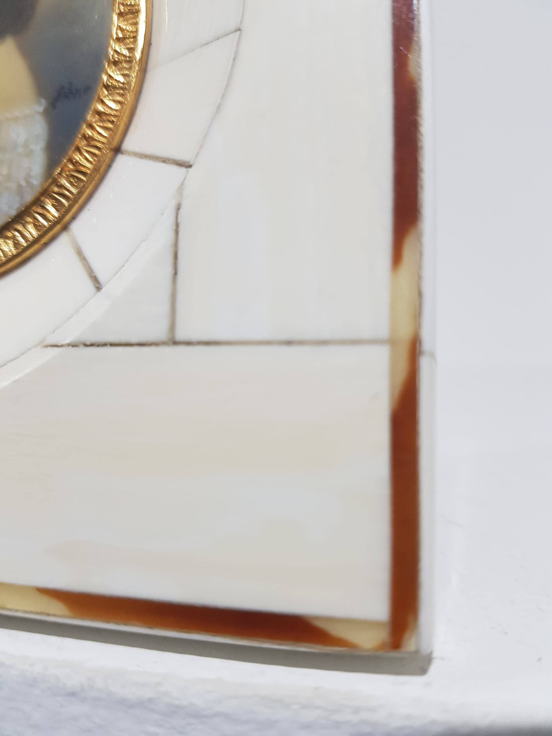 Miniatura portretowa Alexandra von Bayern, kość biała, Francja, lata 20. - 356843