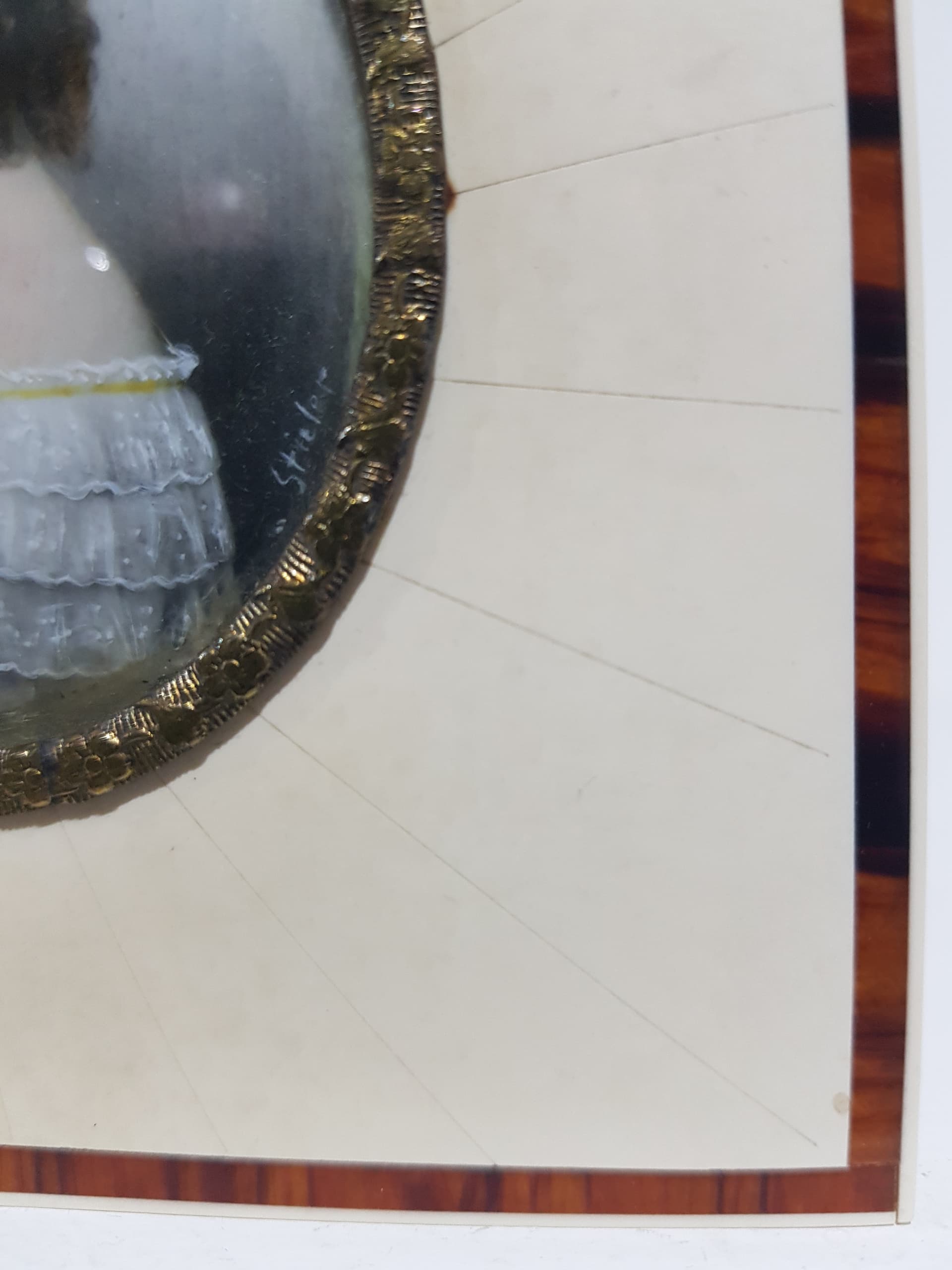 Miniatura portretowa Alexandra von Bayern, kość, Niemcy, początek XX w. - 356865