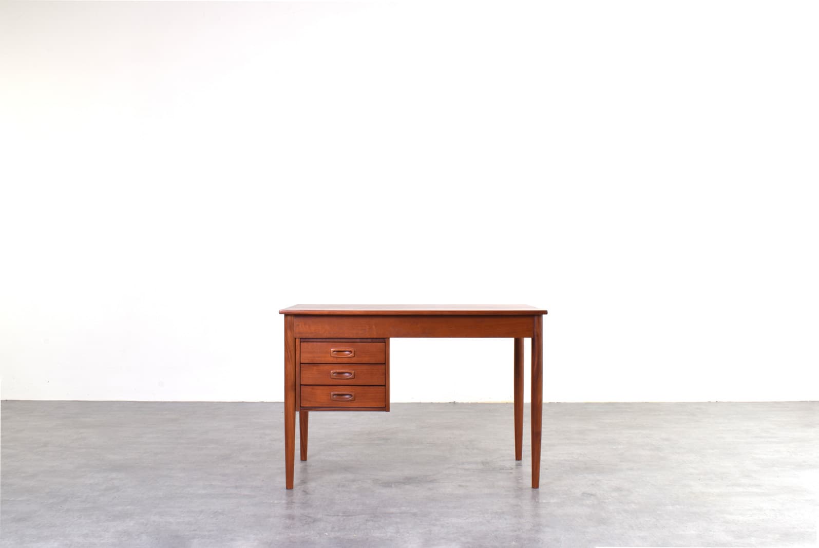 Desk, brown teak, Denmark, 1960s - 356884