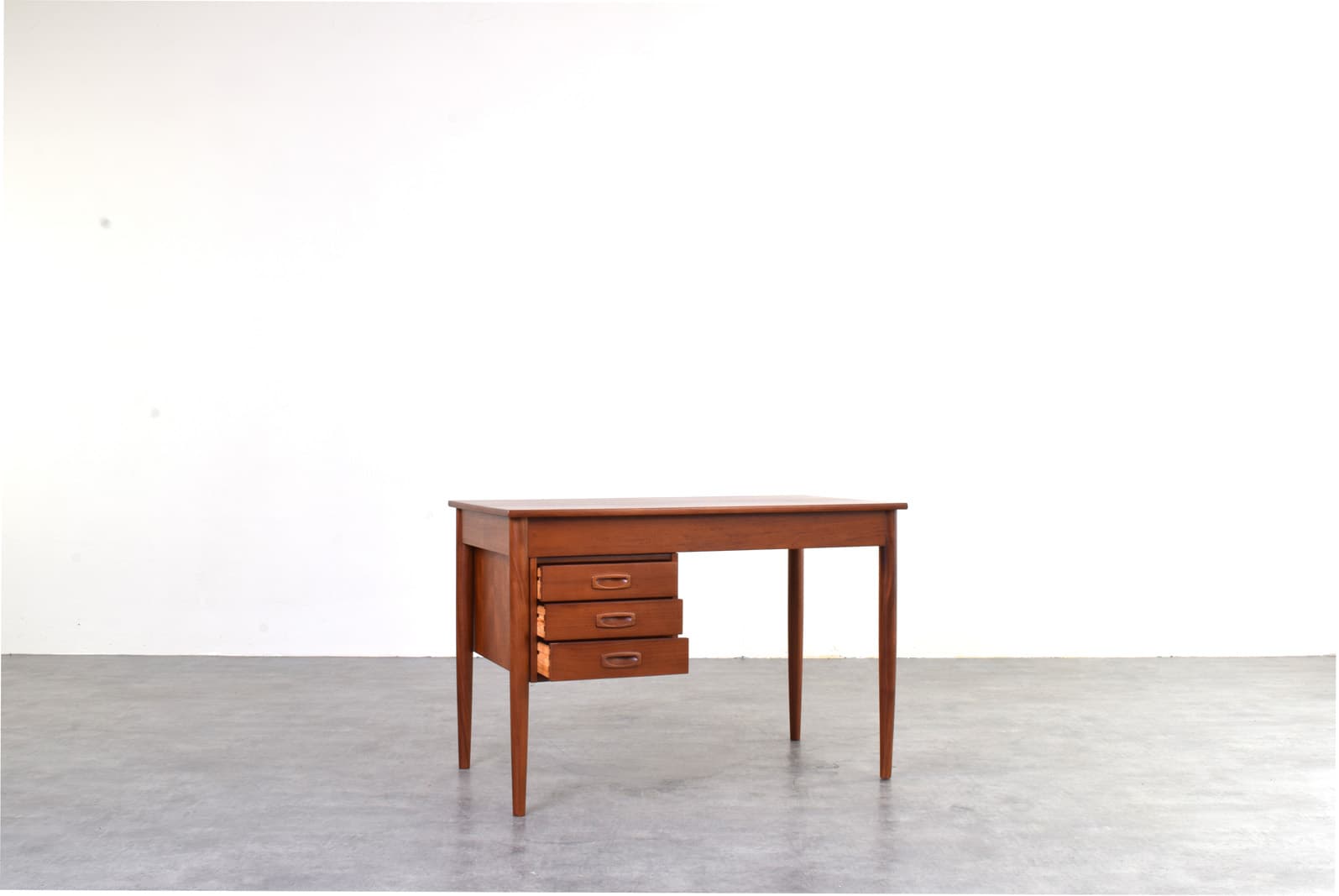 Desk, brown teak, Denmark, 1960s - 356887