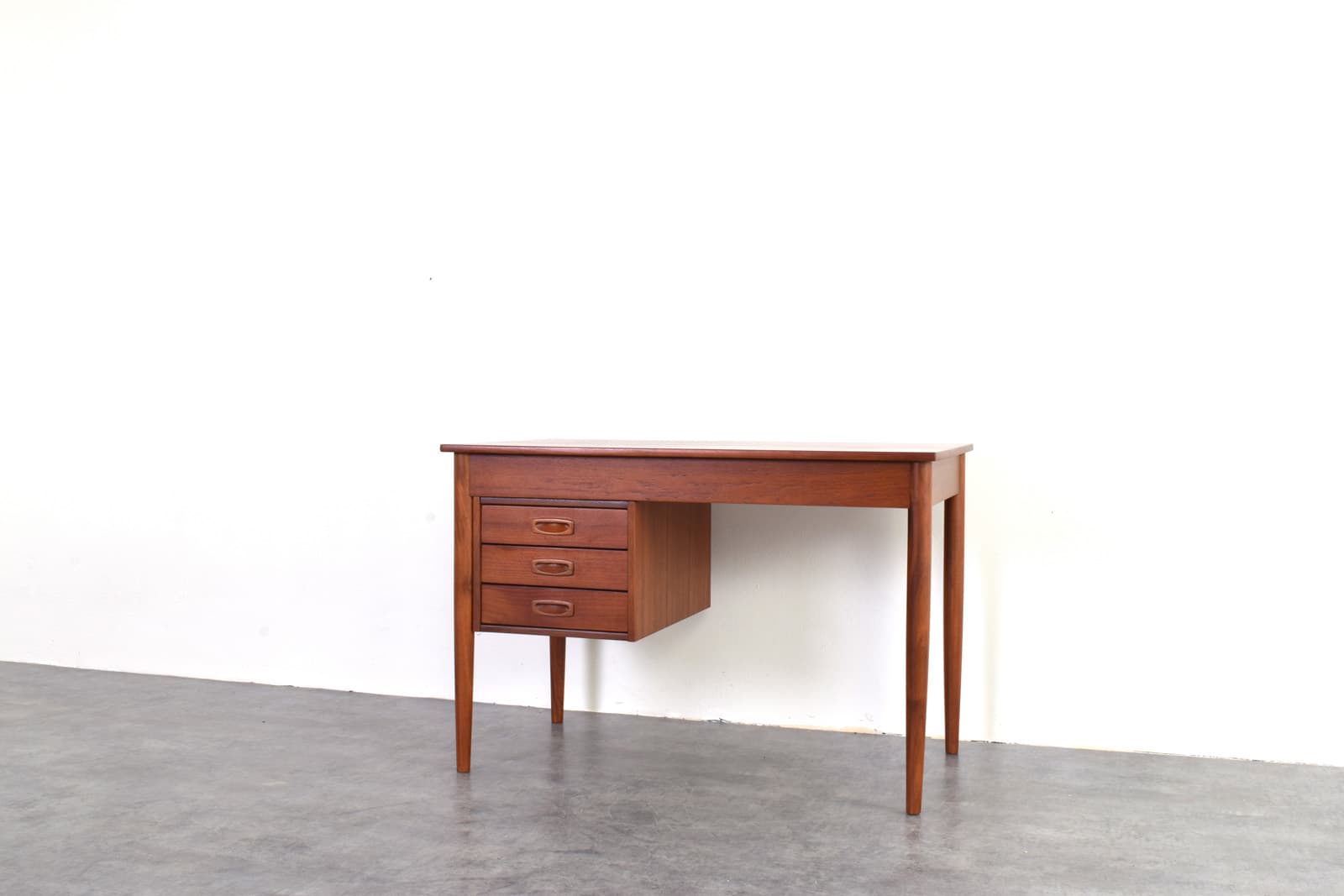 Desk, brown teak, Denmark, 1960s - 356893