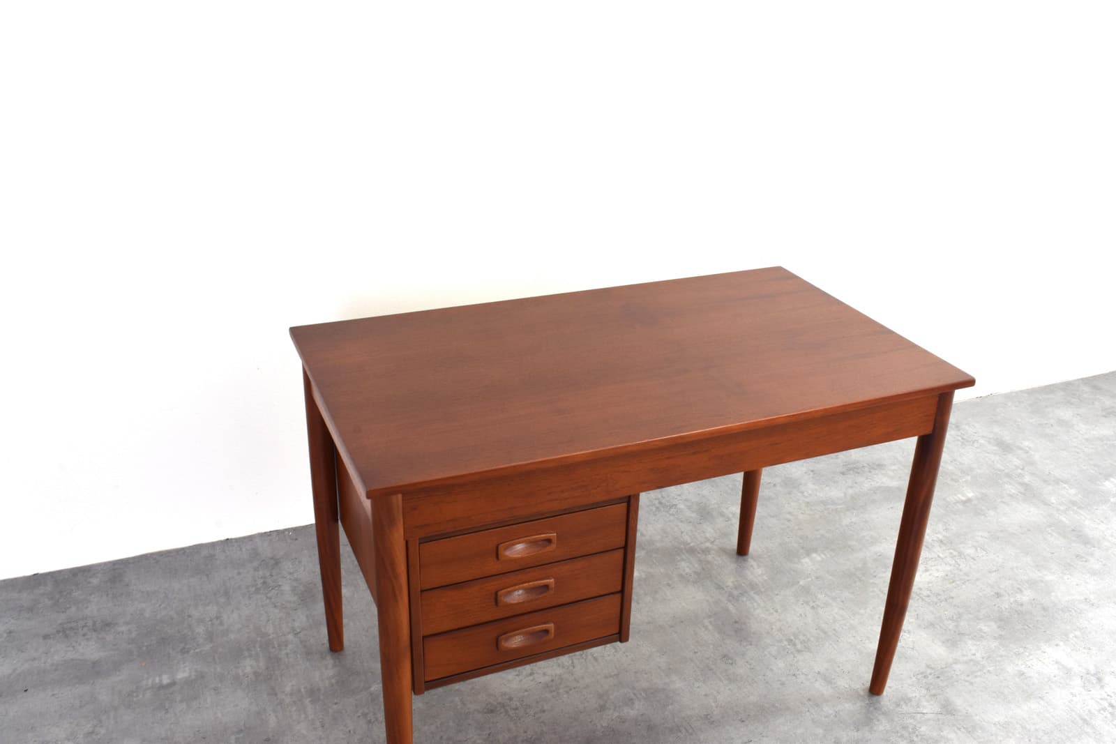 Desk, brown teak, Denmark, 1960s - 356897