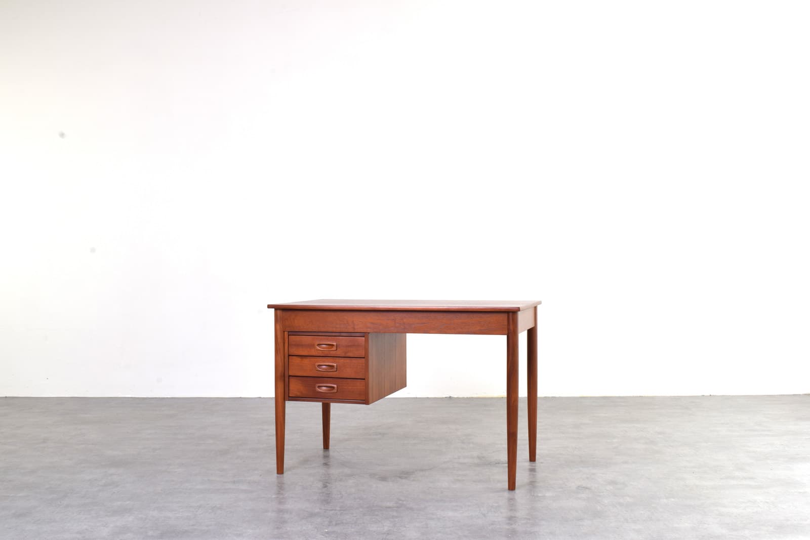 Desk, brown teak, Denmark, 1960s - 356886