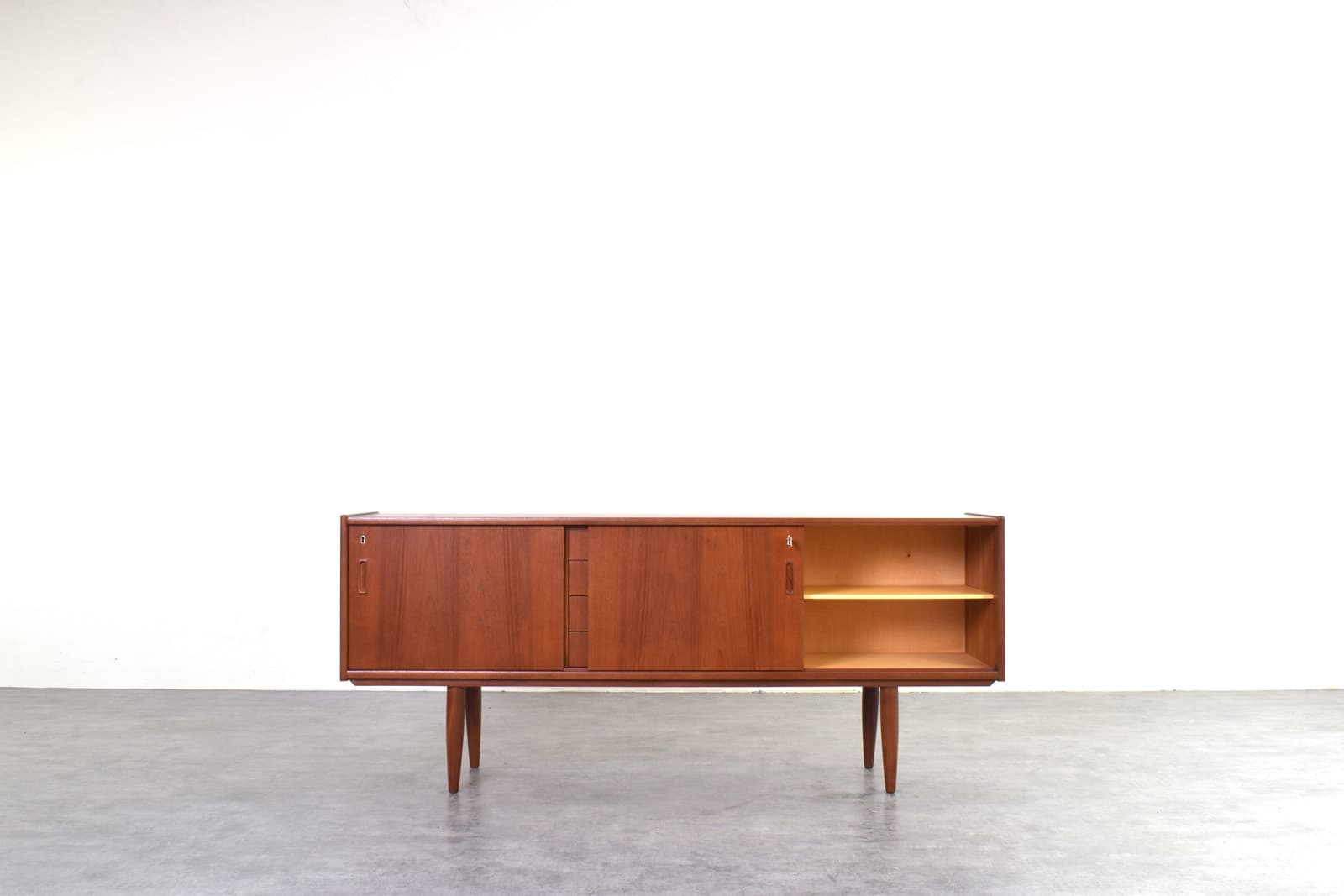 Komoda, teak, Dania, lata 60. - 356915
