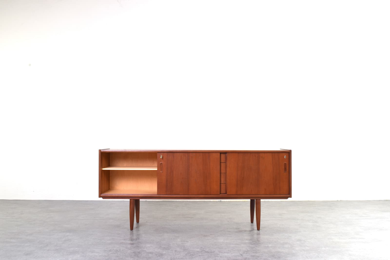 Komoda, teak, Dania, lata 60. - 356916