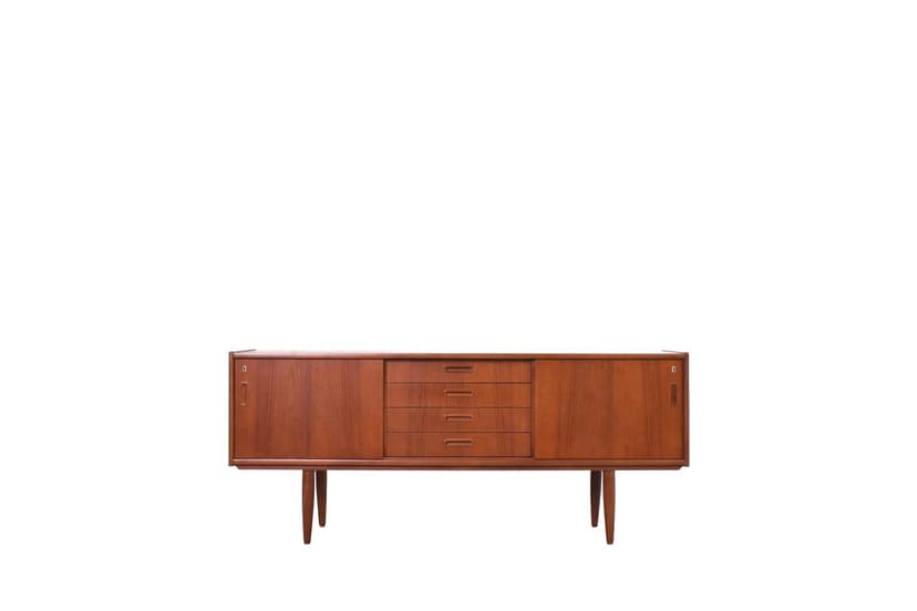 Komoda, teak, Dania, lata 60.