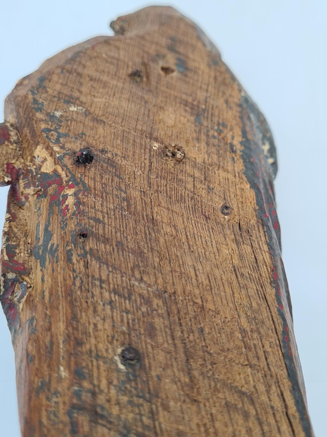 Figura Salvator Mundi, brązowy, drewno, XVIII w. - 357138