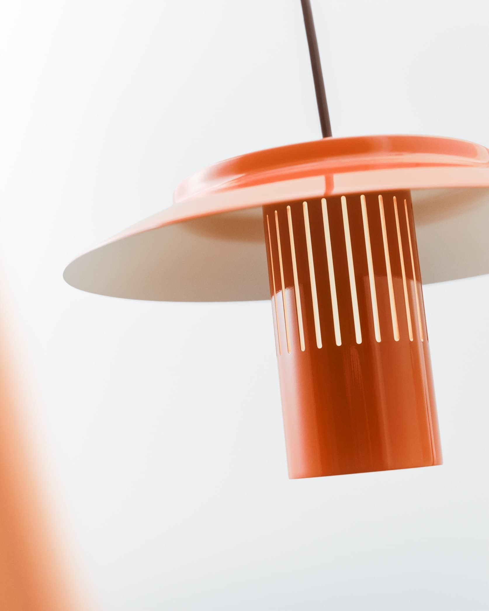 Lampa wisząca Lille 24 pomarańczowa, Pholc - 357865