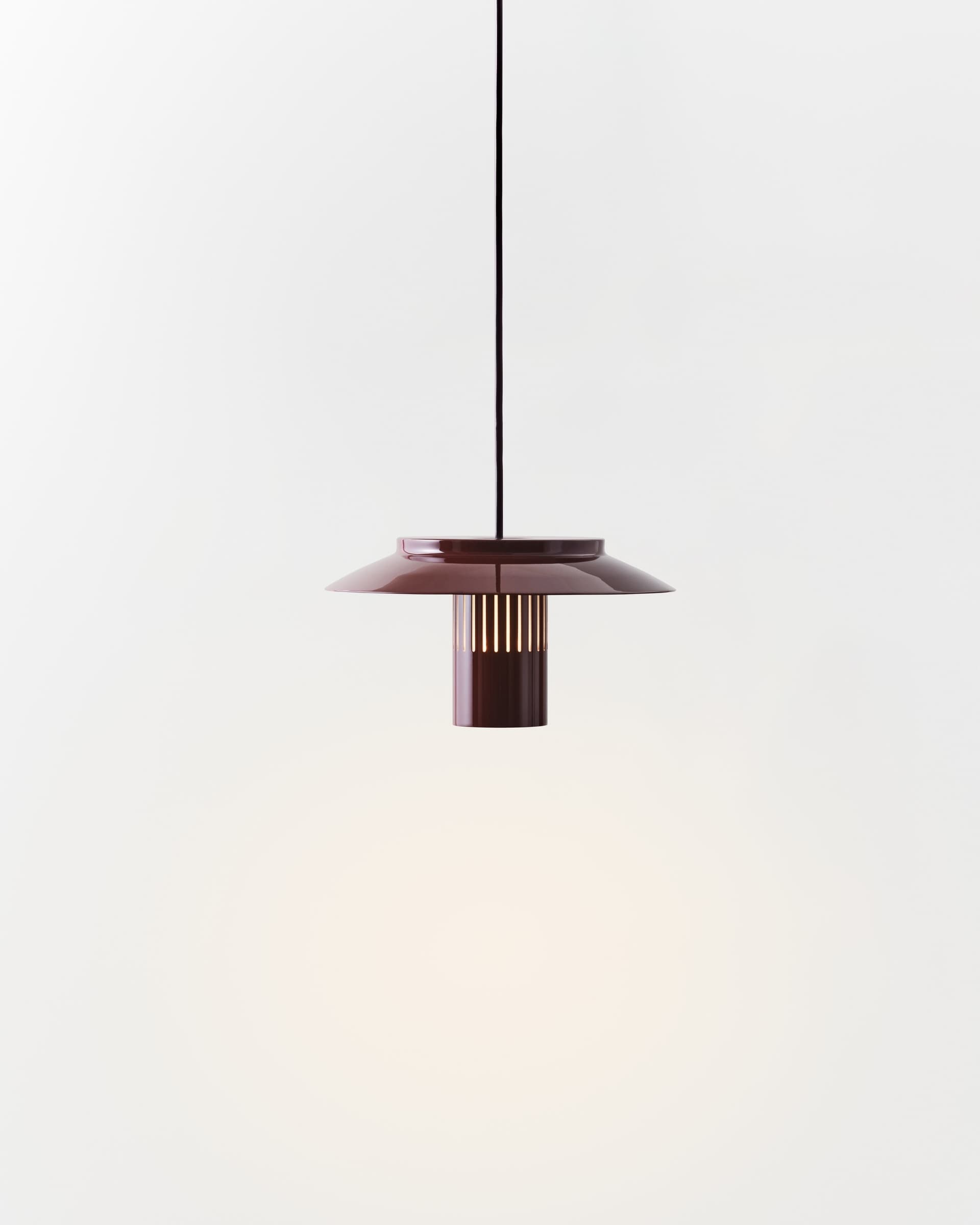 Lampa wisząca Lille 24 bordowa, Pholc - 357830