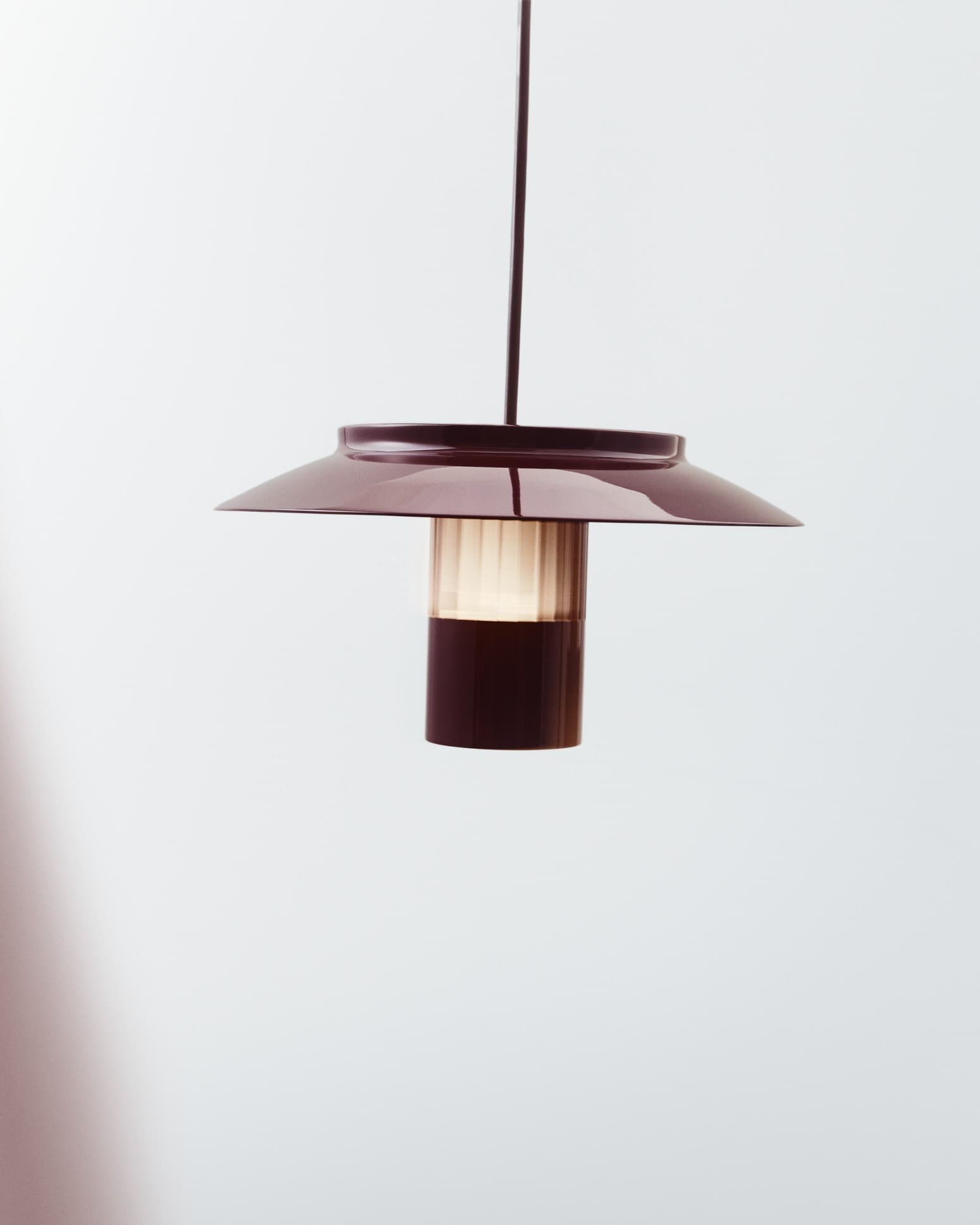 Lampa wisząca Lille 24 bordowa, Pholc - 357831