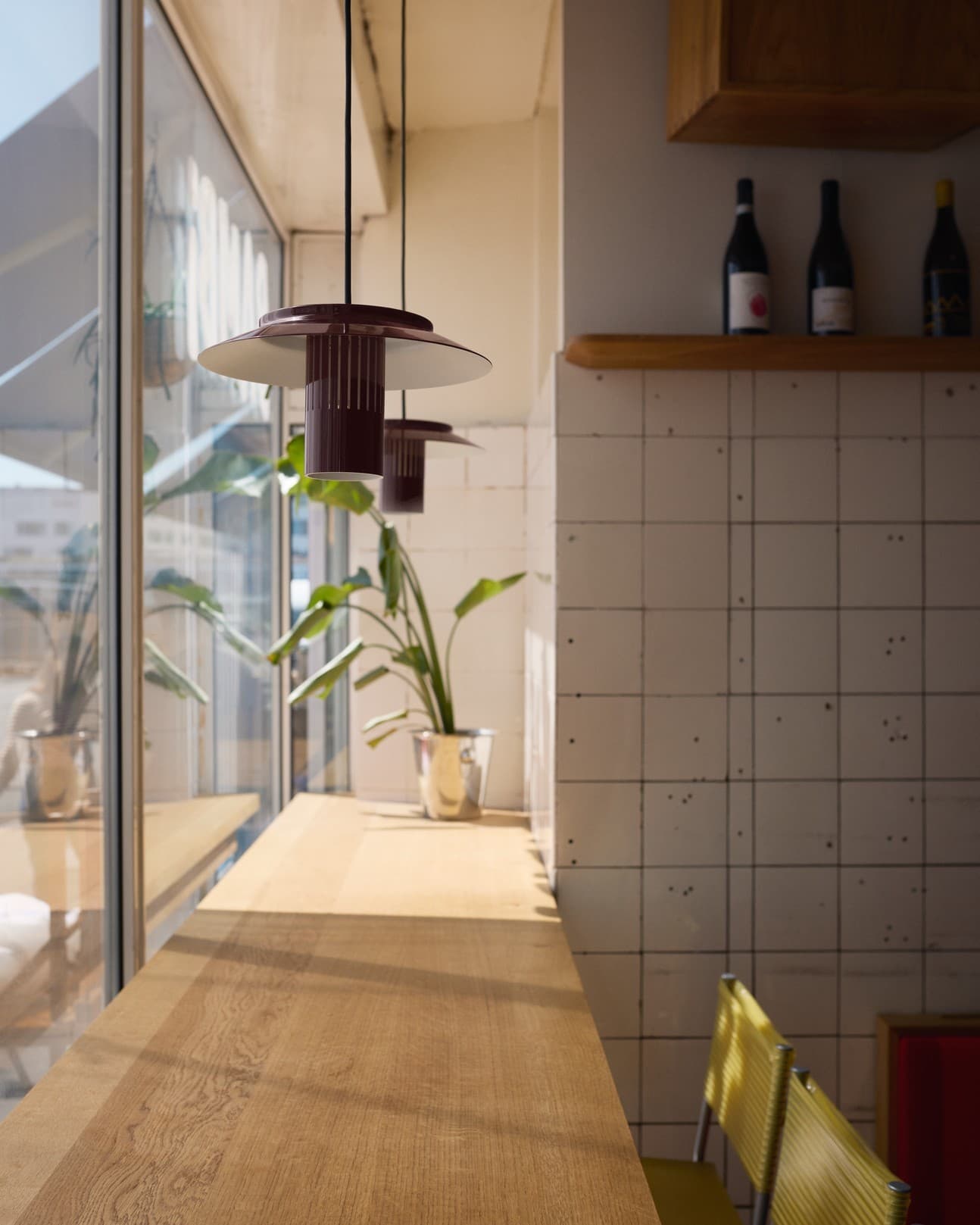 Lampa wisząca Lille 24 bordowa, Pholc - 357824