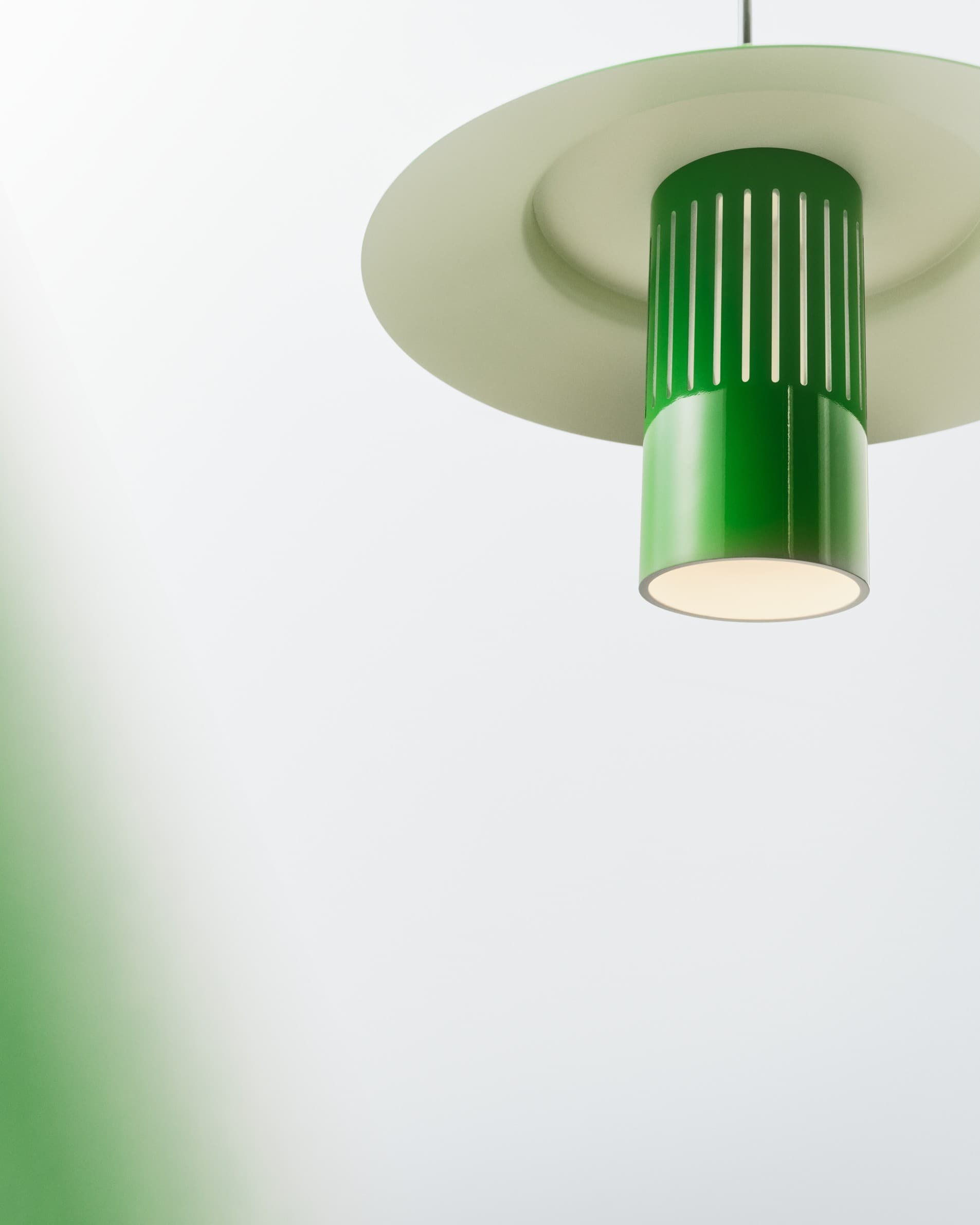 Lampa wisząca Lille 24 zielona, Pholc - 357822