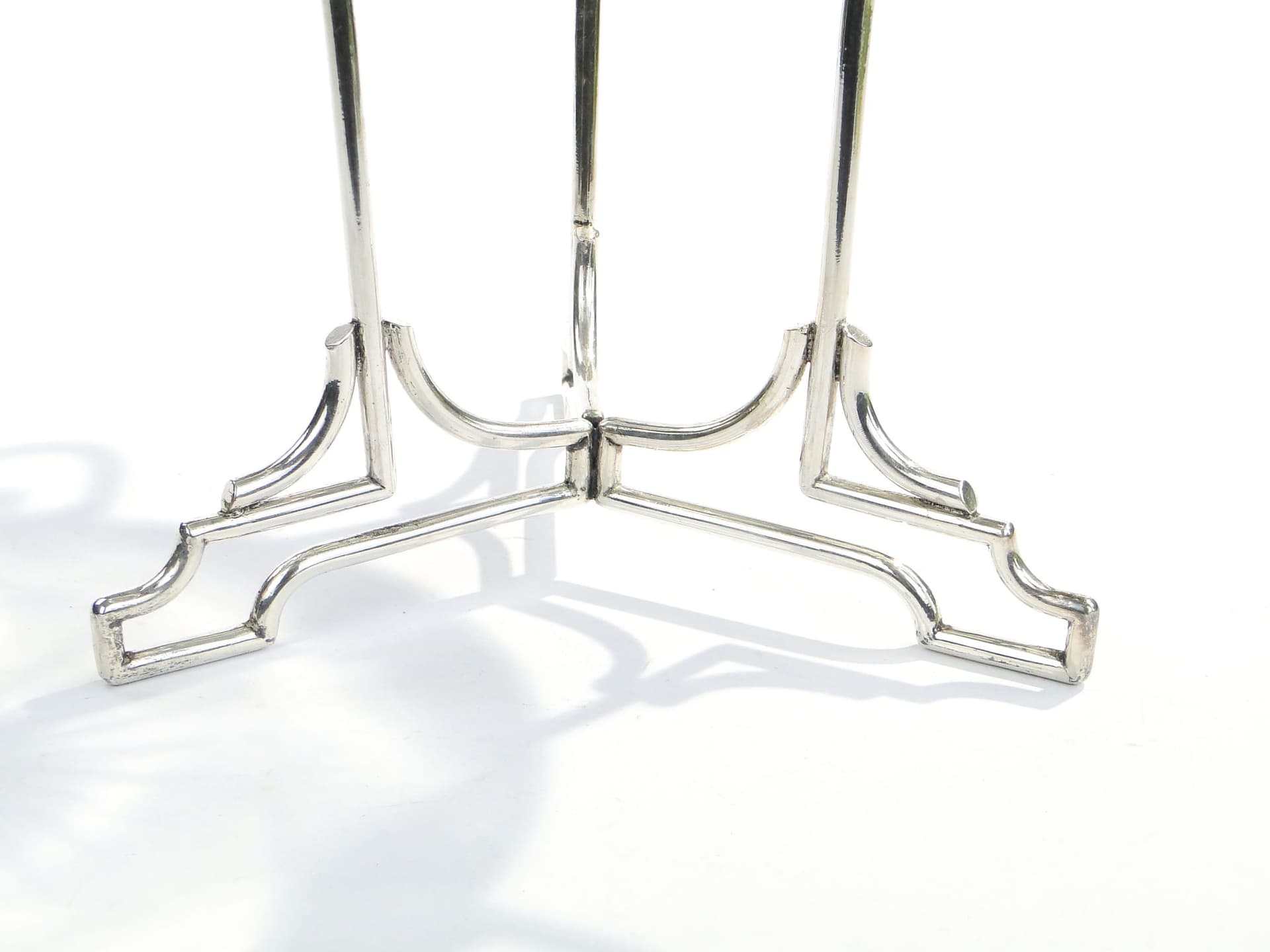 Centerpiece Art Deco, transparent crystal, silver brass, Sandrik, Slovakia, 1920s - 357278