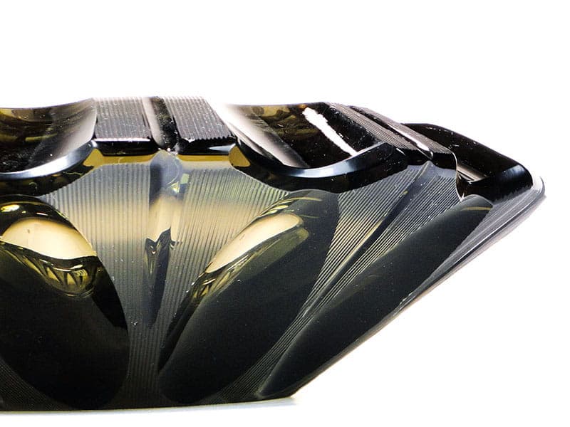 Centerpiece Beryl, dark green crystal, by I. Pastrankowa, Czech Republic, 1920s. - 357295