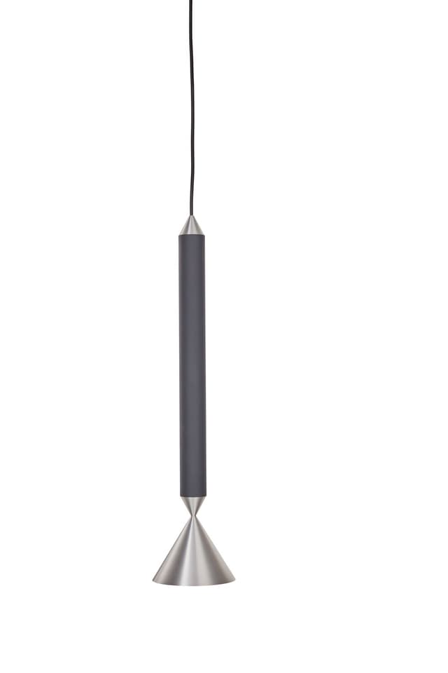 Lampa wisząca Apollo 39 czarna, srebrna, Pholc - WYMIARY
