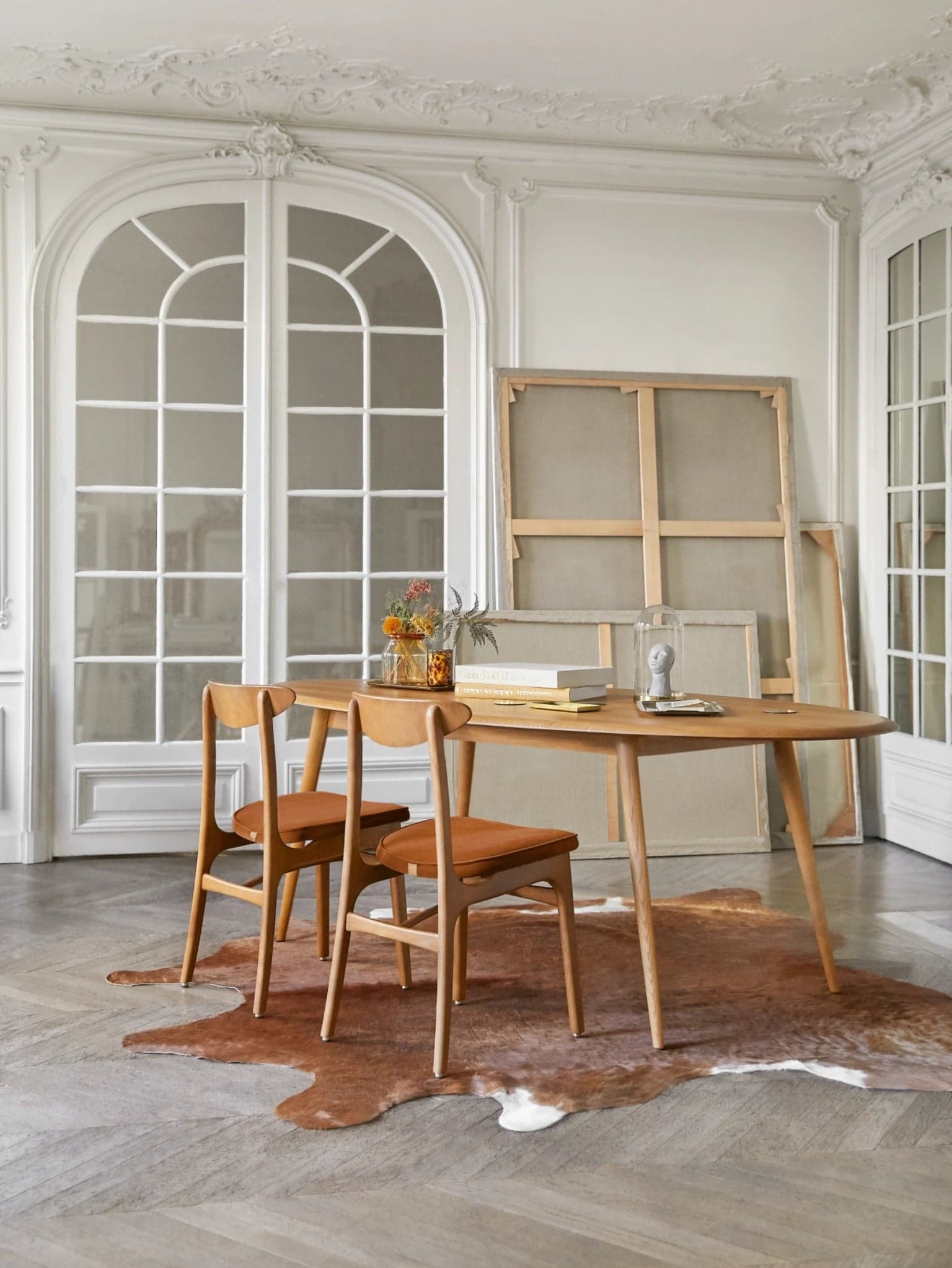 Krzesło 200-190 Mix, Marble Mustard, jesion 03 Dark, proj. R. Hałas, 366 Concept - 26363