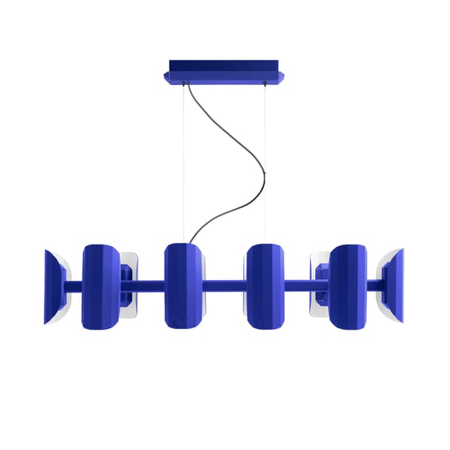 Żyrandol APOLIN kobaltowy i biały, Kaspa x Grynasz Studio - WYMIARY