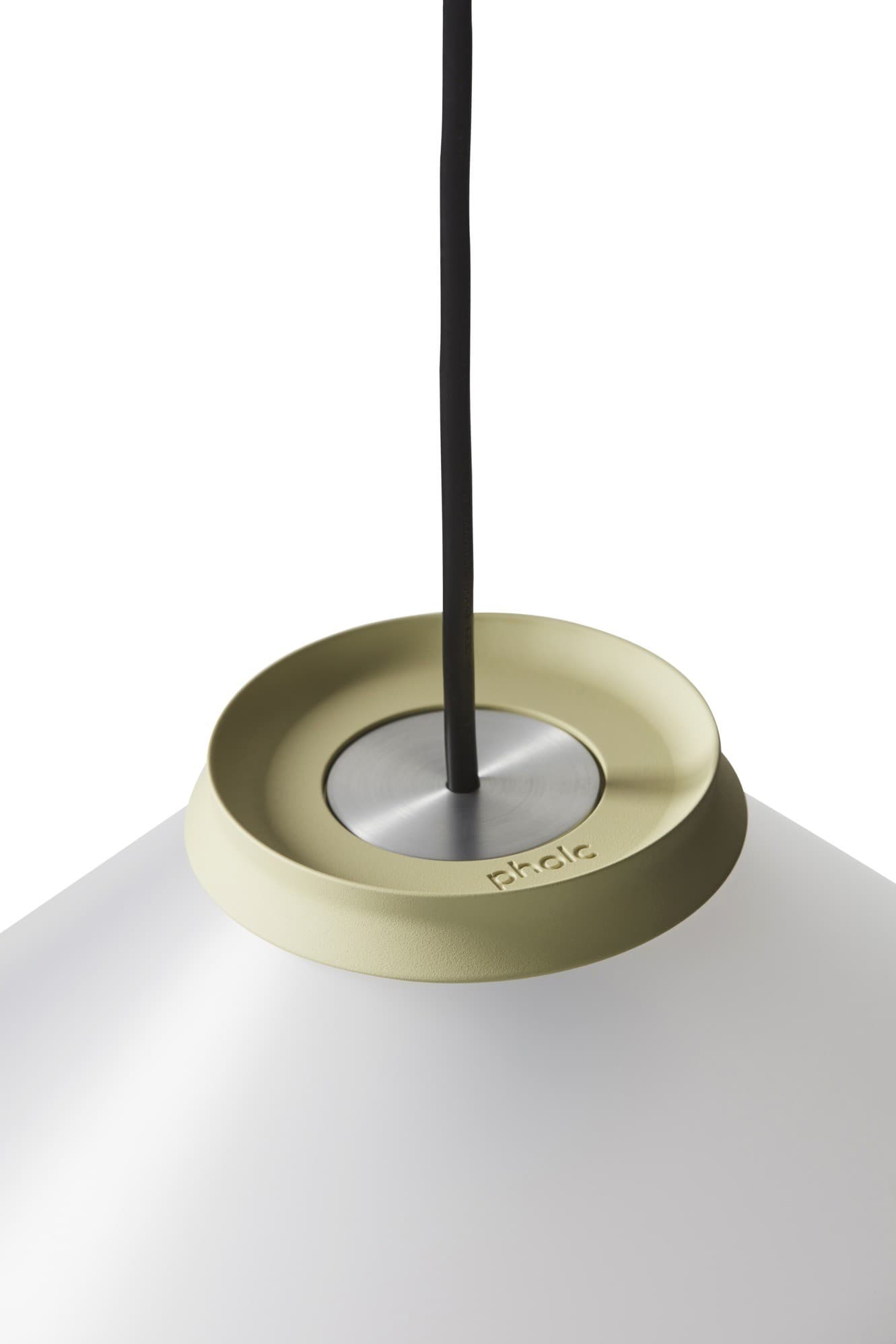 Lampa wisząca Aline 40 biała, zielona Pholc - 357414