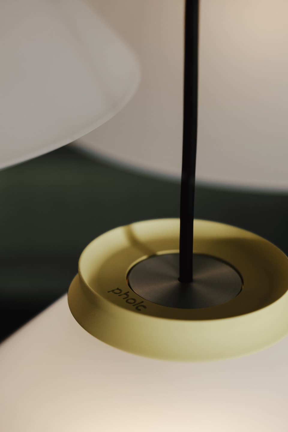 Lampa wisząca Aline 40 biała, zielona Pholc - 357415