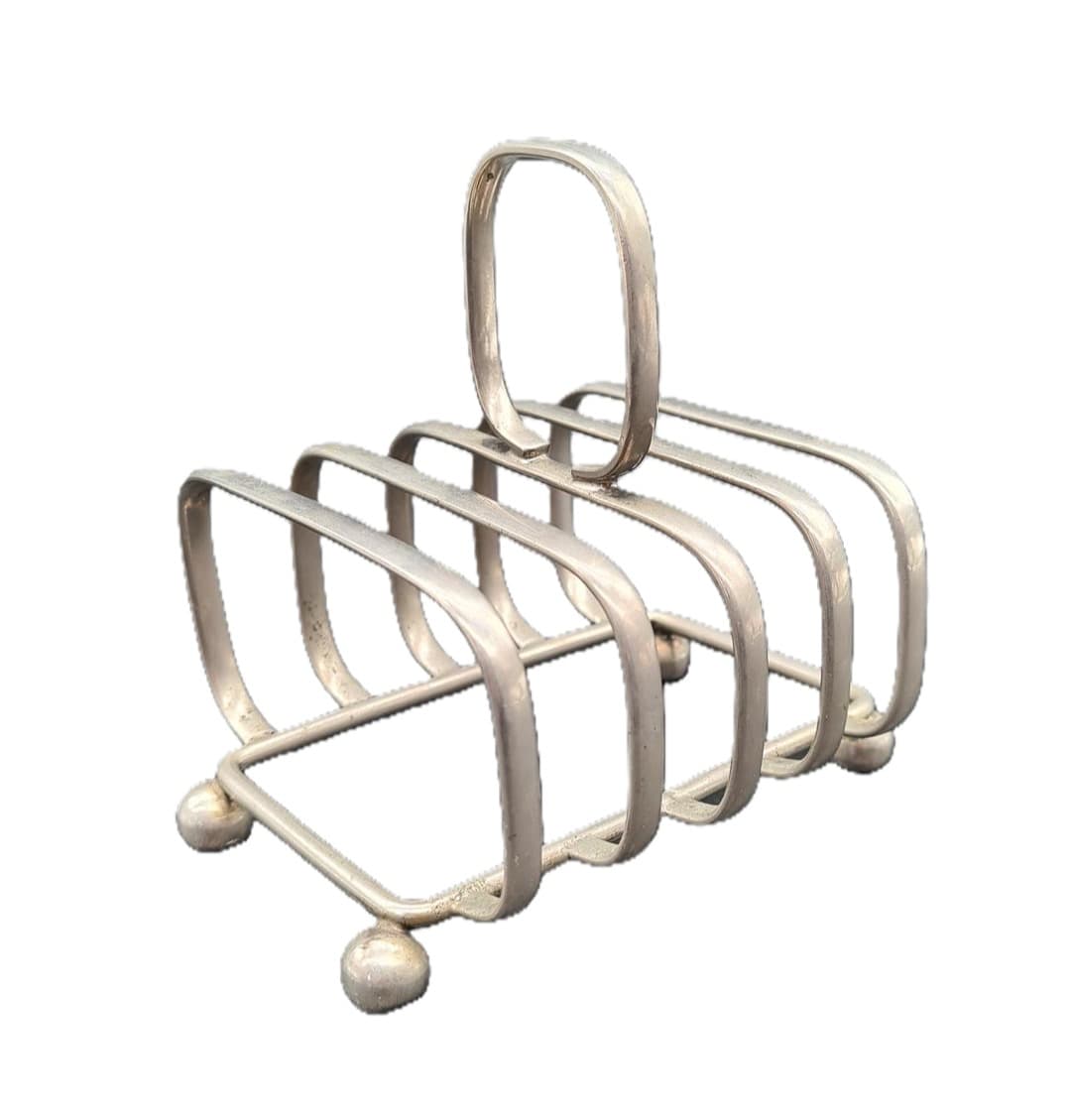 Toast rack, silver, United Kingdom, 1960s - 357343