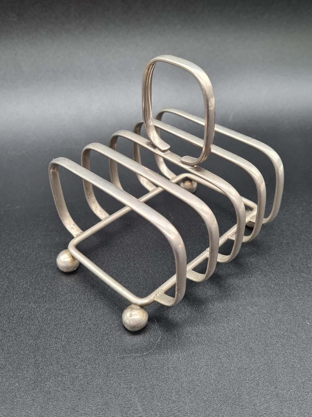 Toast rack, silver, United Kingdom, 1960s - 357346